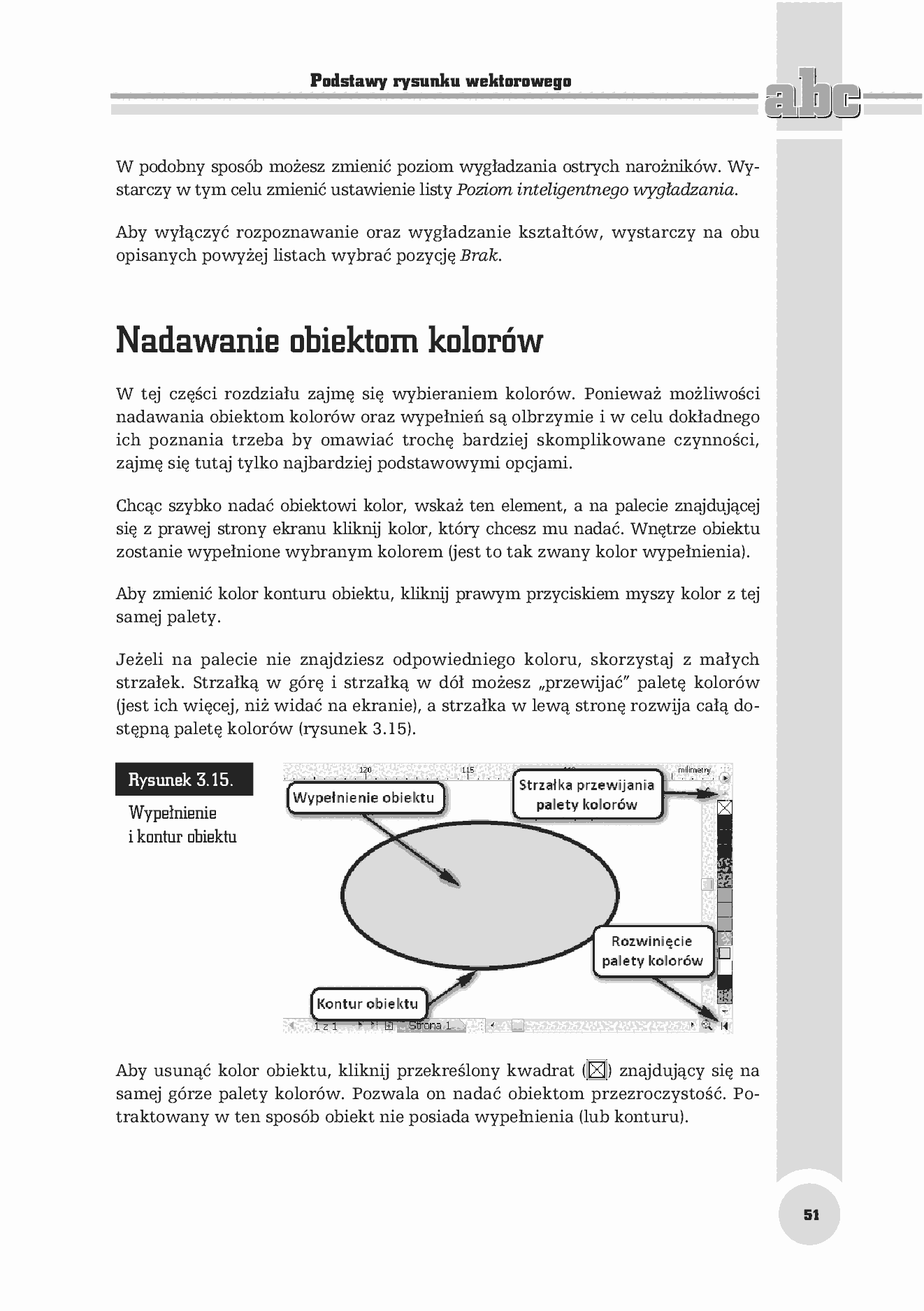 Fragment „ABC CorelDRAW X5 PL” — strona 15 z 24
