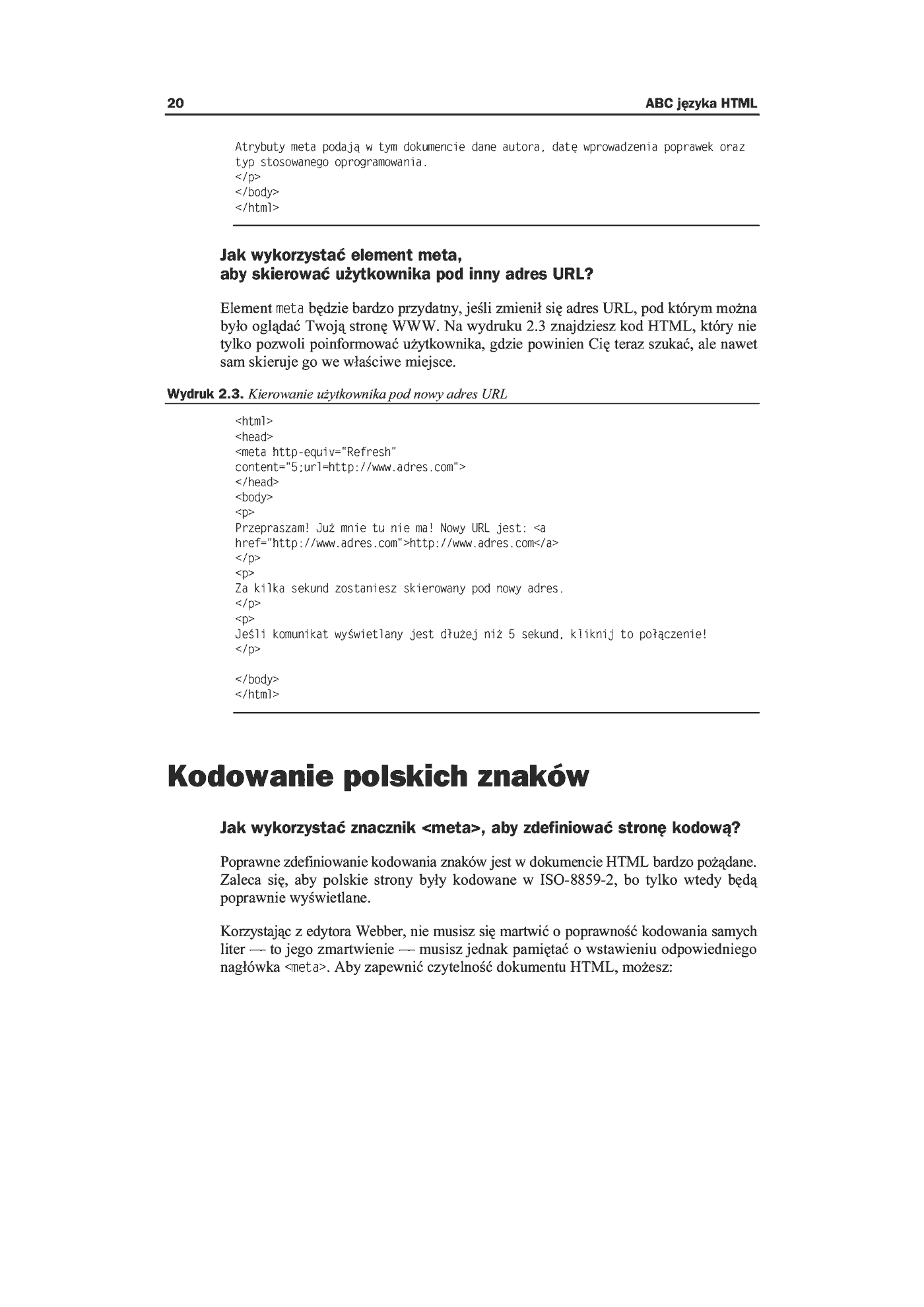 Fragment „ABC języka HTML” — strona 9 z 11