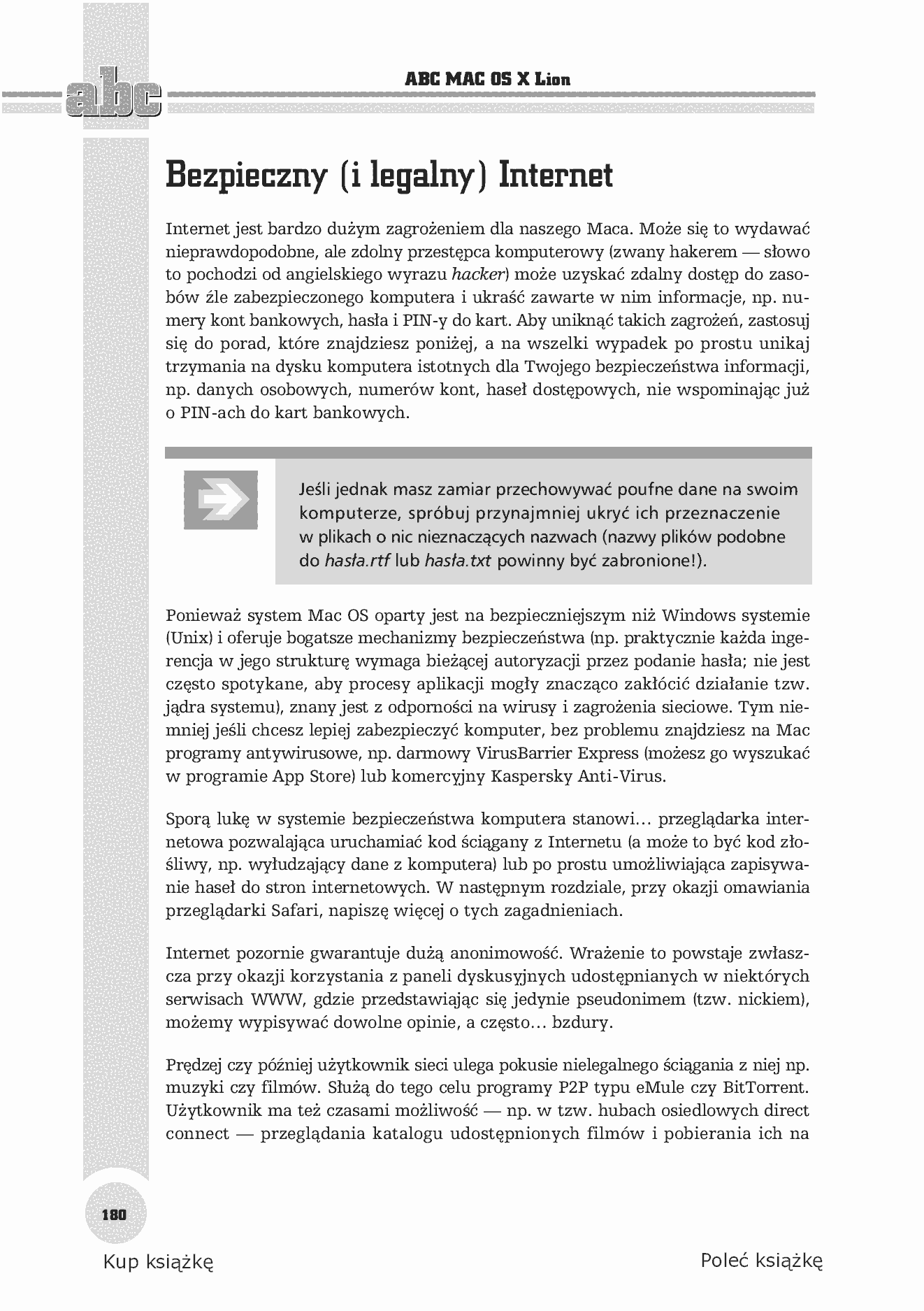 Fragment „ABC MAC OS X Lion” — strona 23 z 34