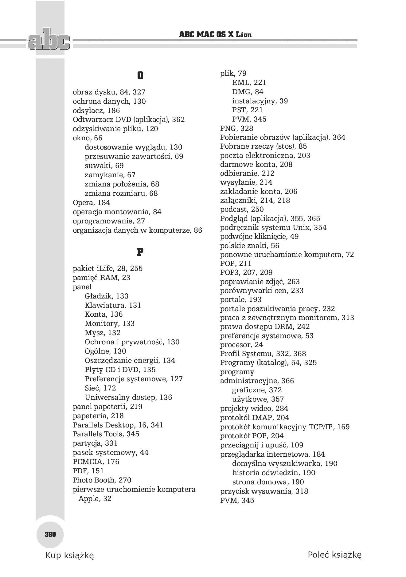 Fragment „ABC MAC OS X Lion” — strona 30 z 34