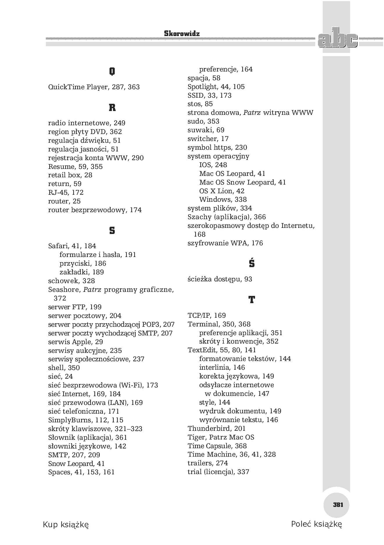 Fragment „ABC MAC OS X Lion” — strona 31 z 34
