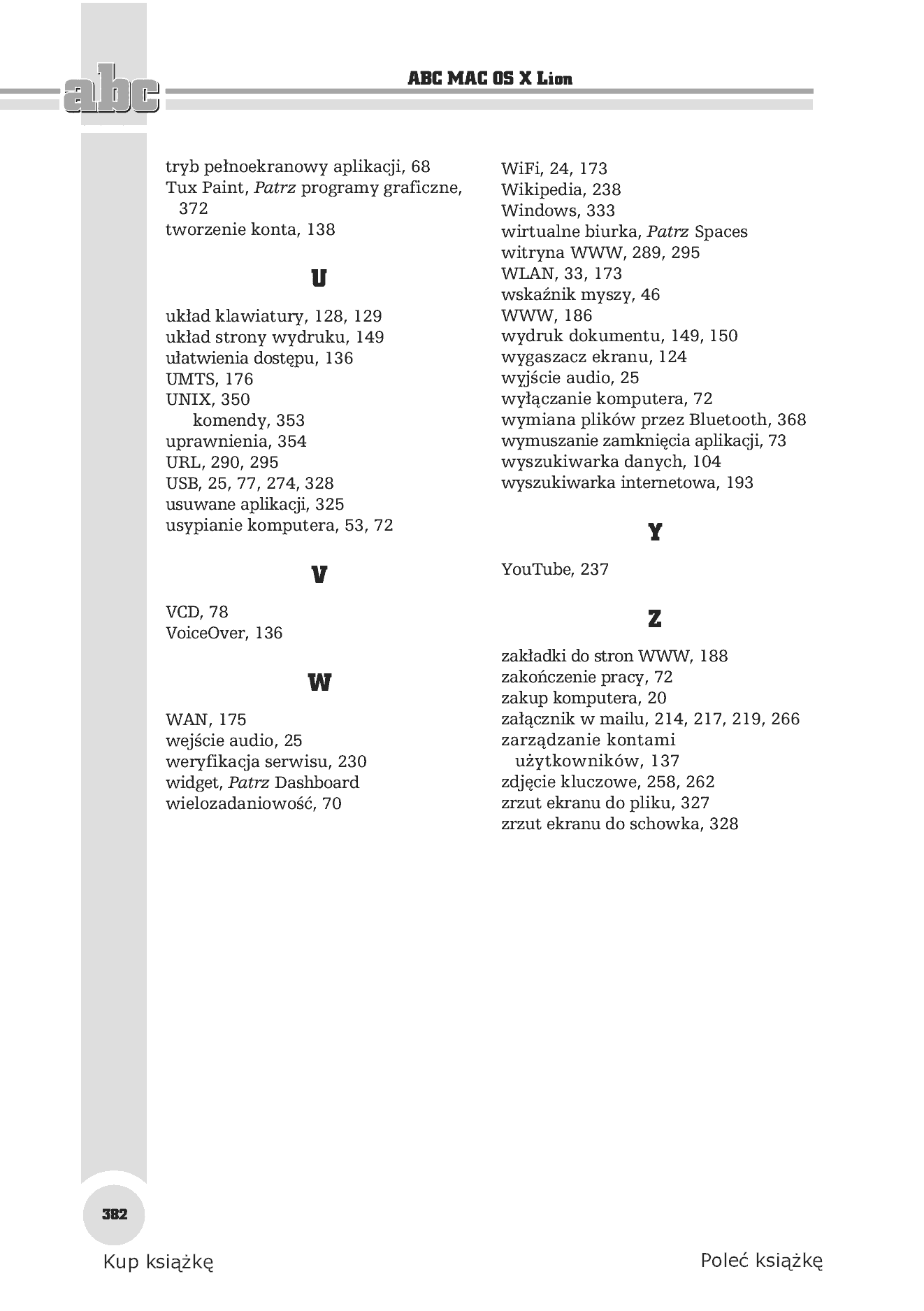 Fragment „ABC MAC OS X Lion” — strona 32 z 34