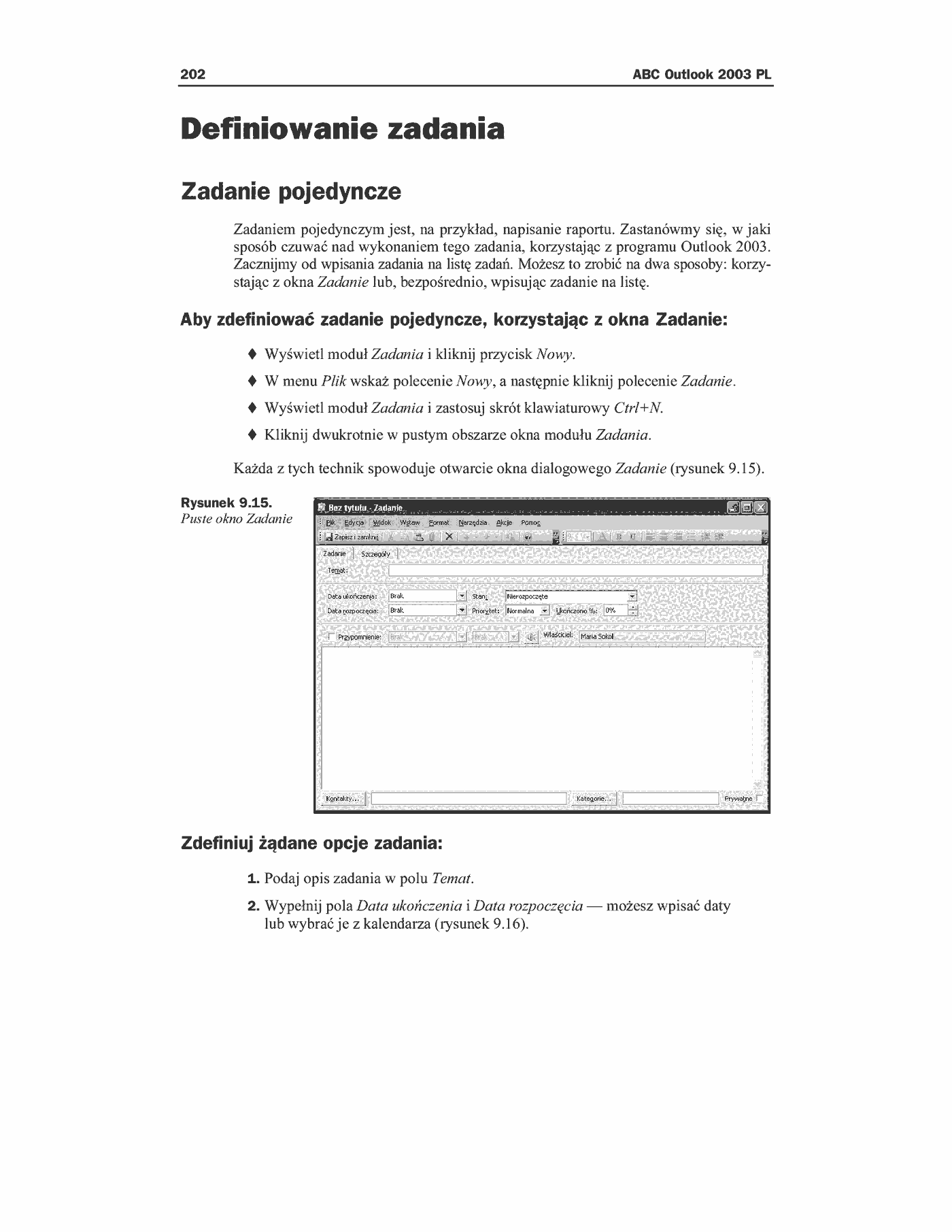 Fragment „ABC Outlook 2003 PL” — strona 13 z 38