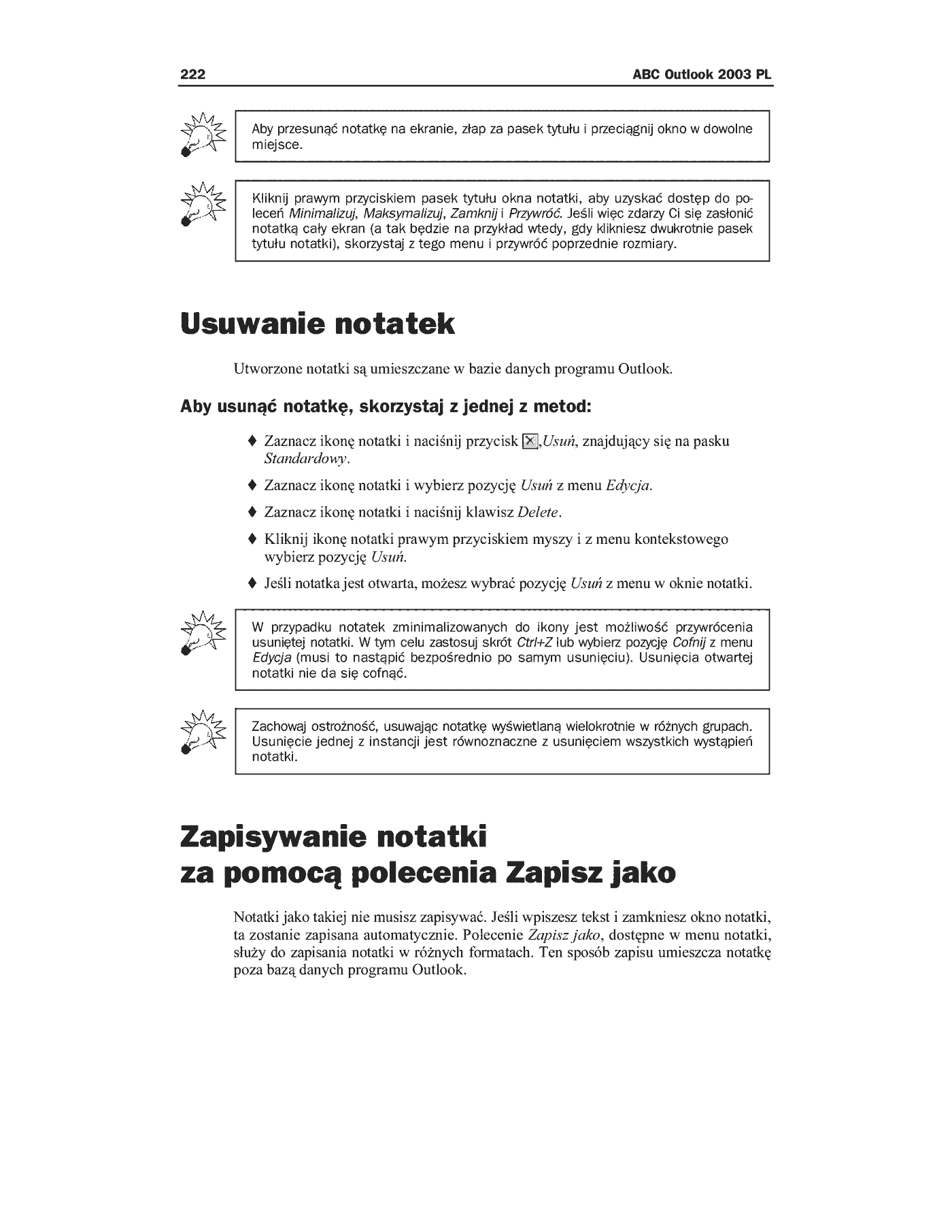 Fragment „ABC Outlook 2003 PL” — strona 32 z 38