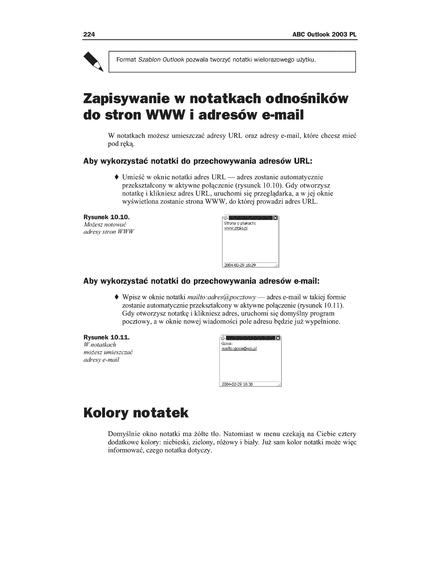 Fragment „ABC Outlook 2003 PL” — strona 34 z 38