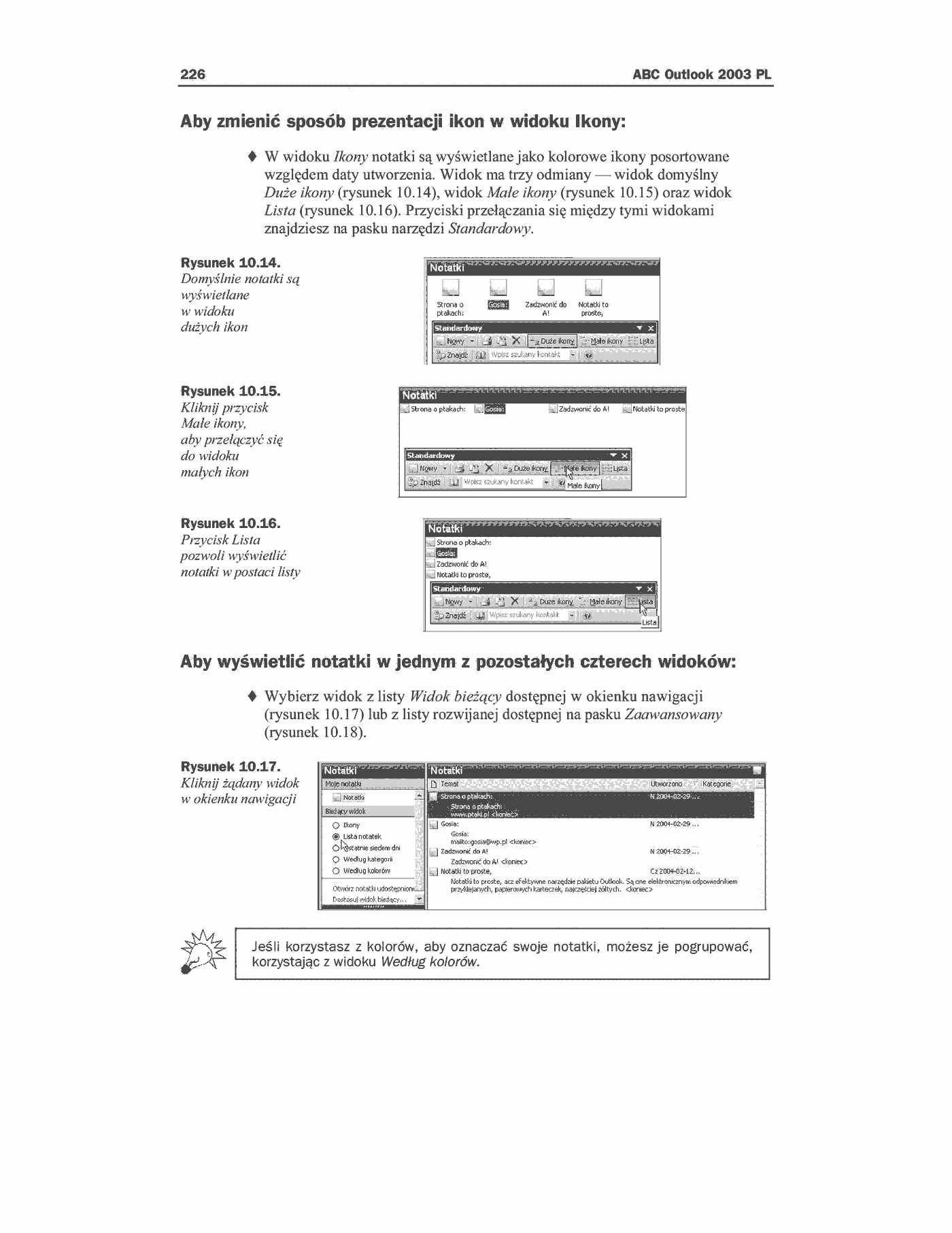 Fragment „ABC Outlook 2003 PL” — strona 36 z 38