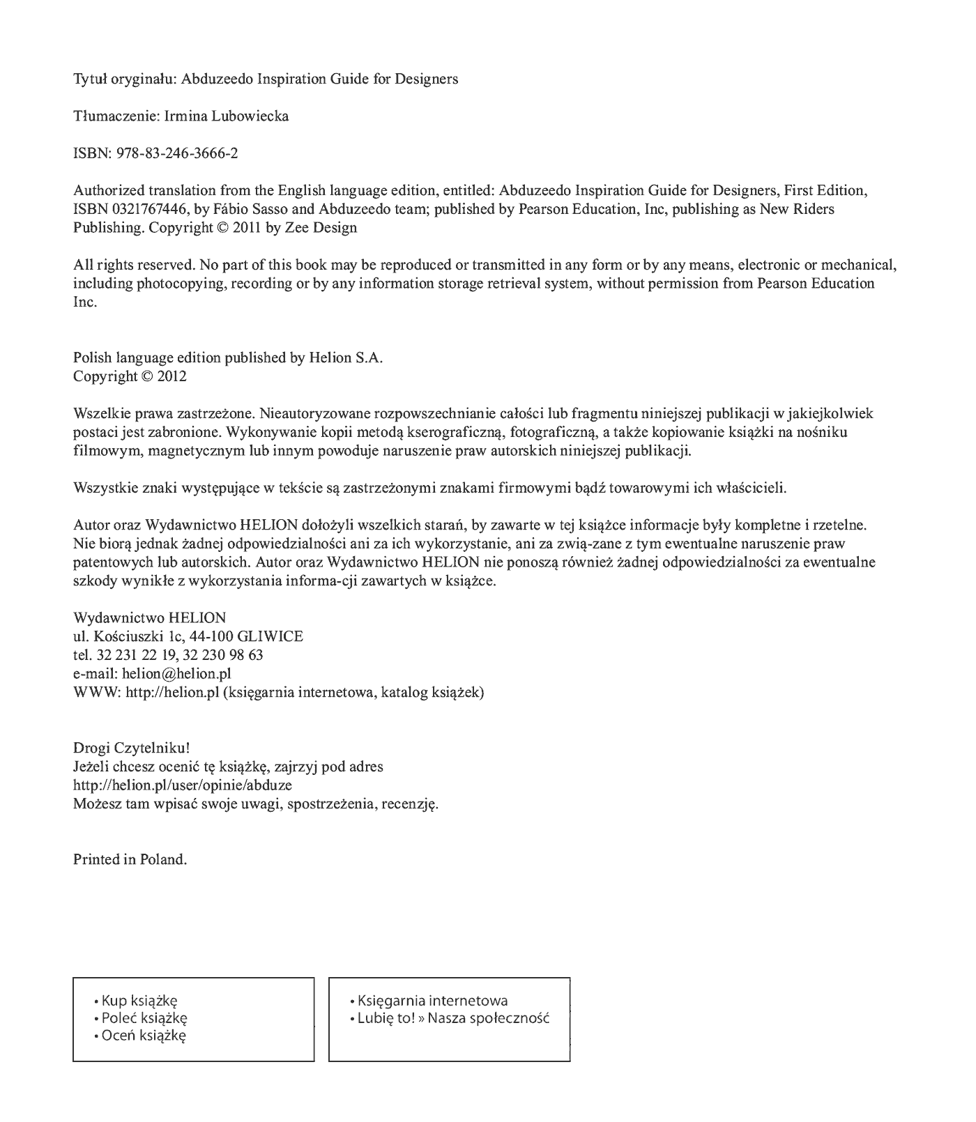 Fragment „Abduzeedo. Inspirujący przewodnik po świecie grafiki” — strona 2 z 36