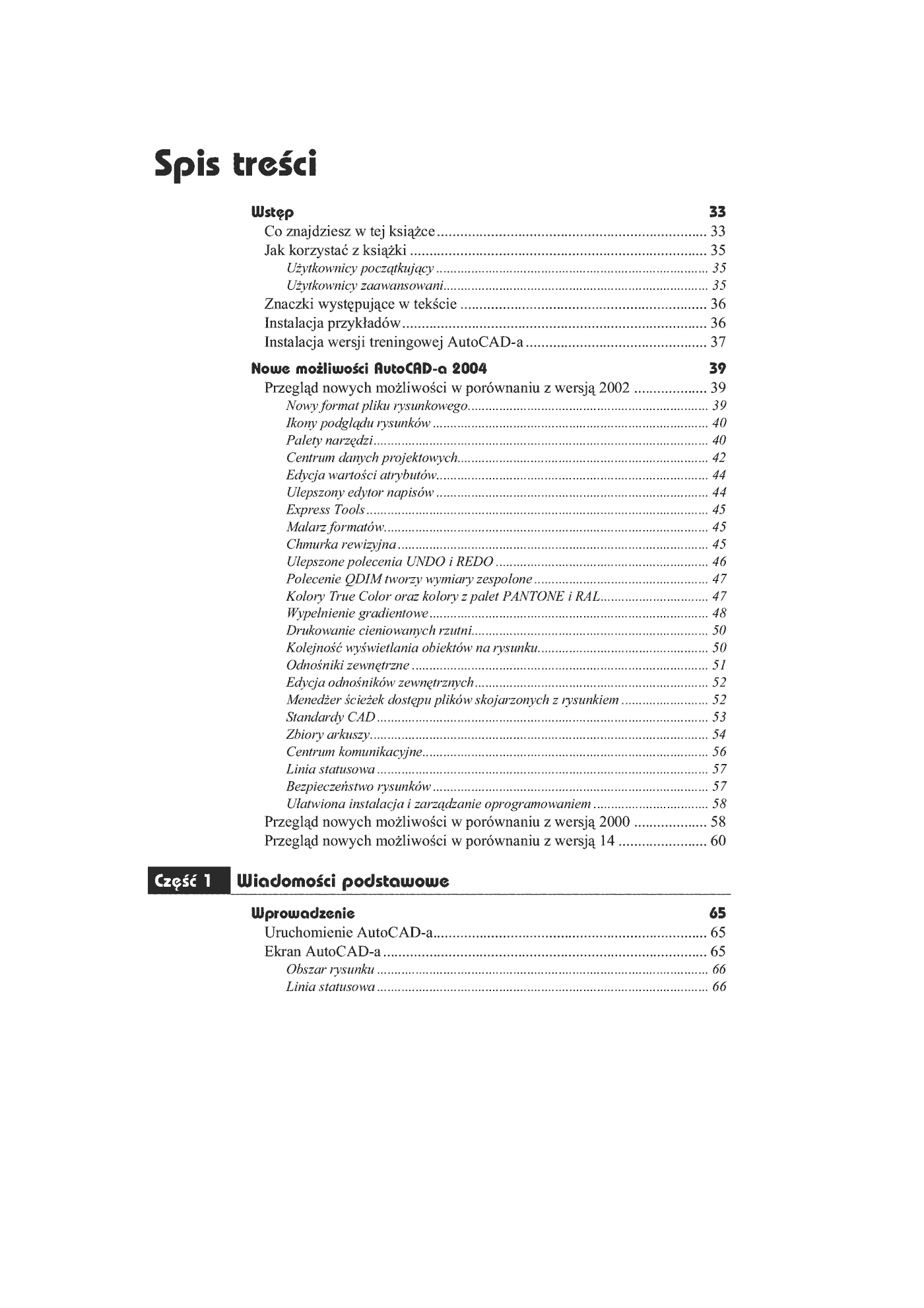 Fragment „AutoCAD 2004” — strona 2 z 36