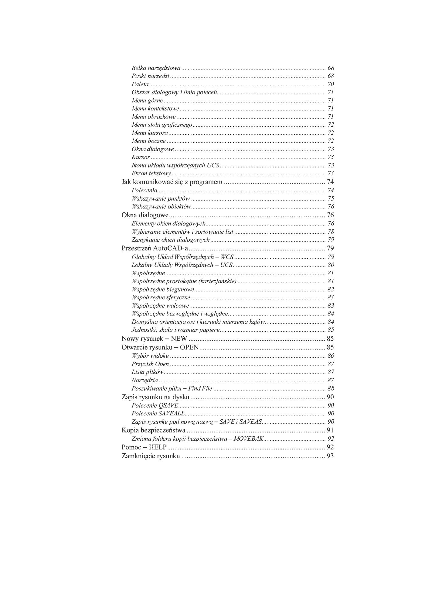 Fragment „AutoCAD 2004” — strona 3 z 36