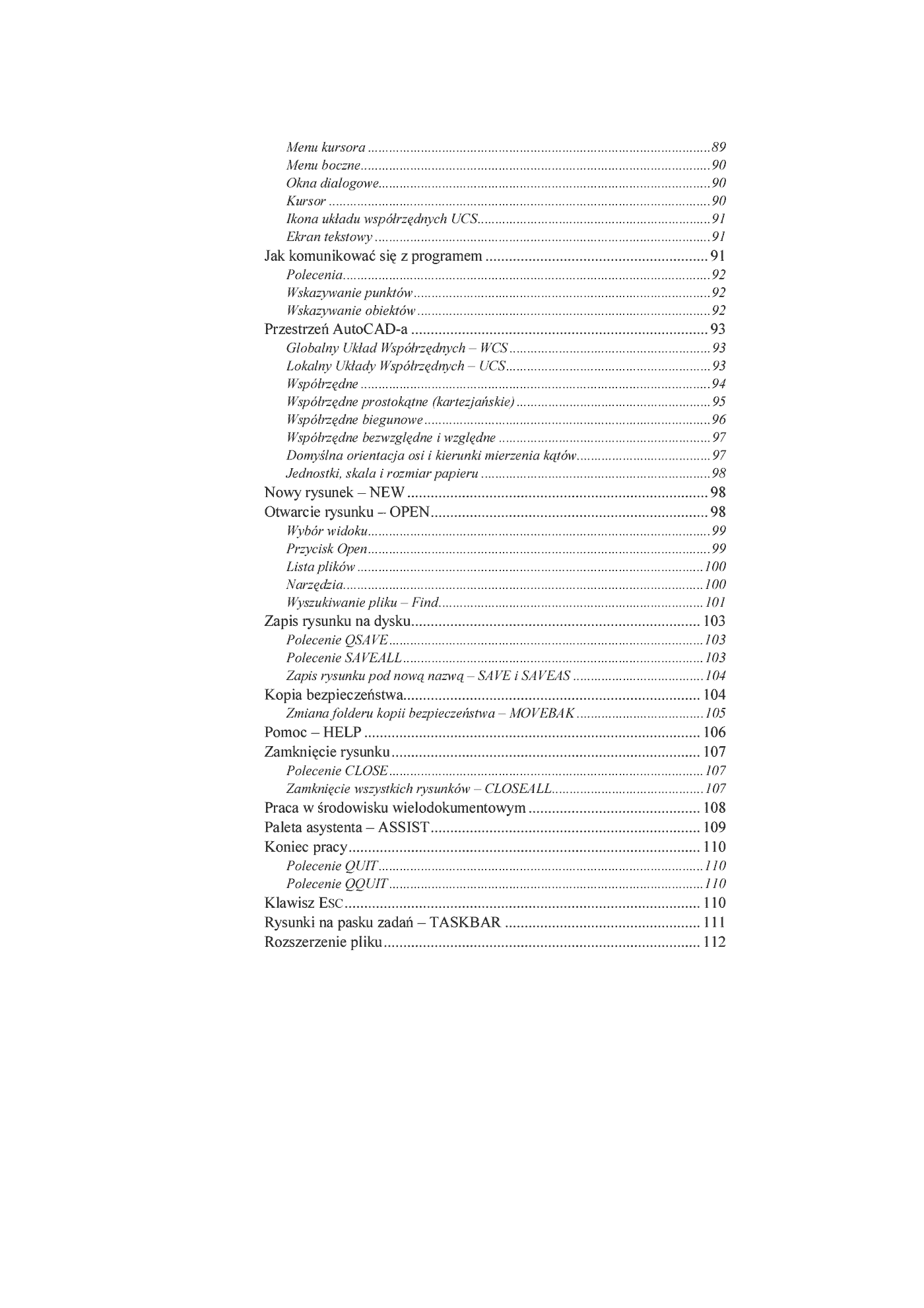 Fragment „AutoCAD 2005” — strona 3 z 33
