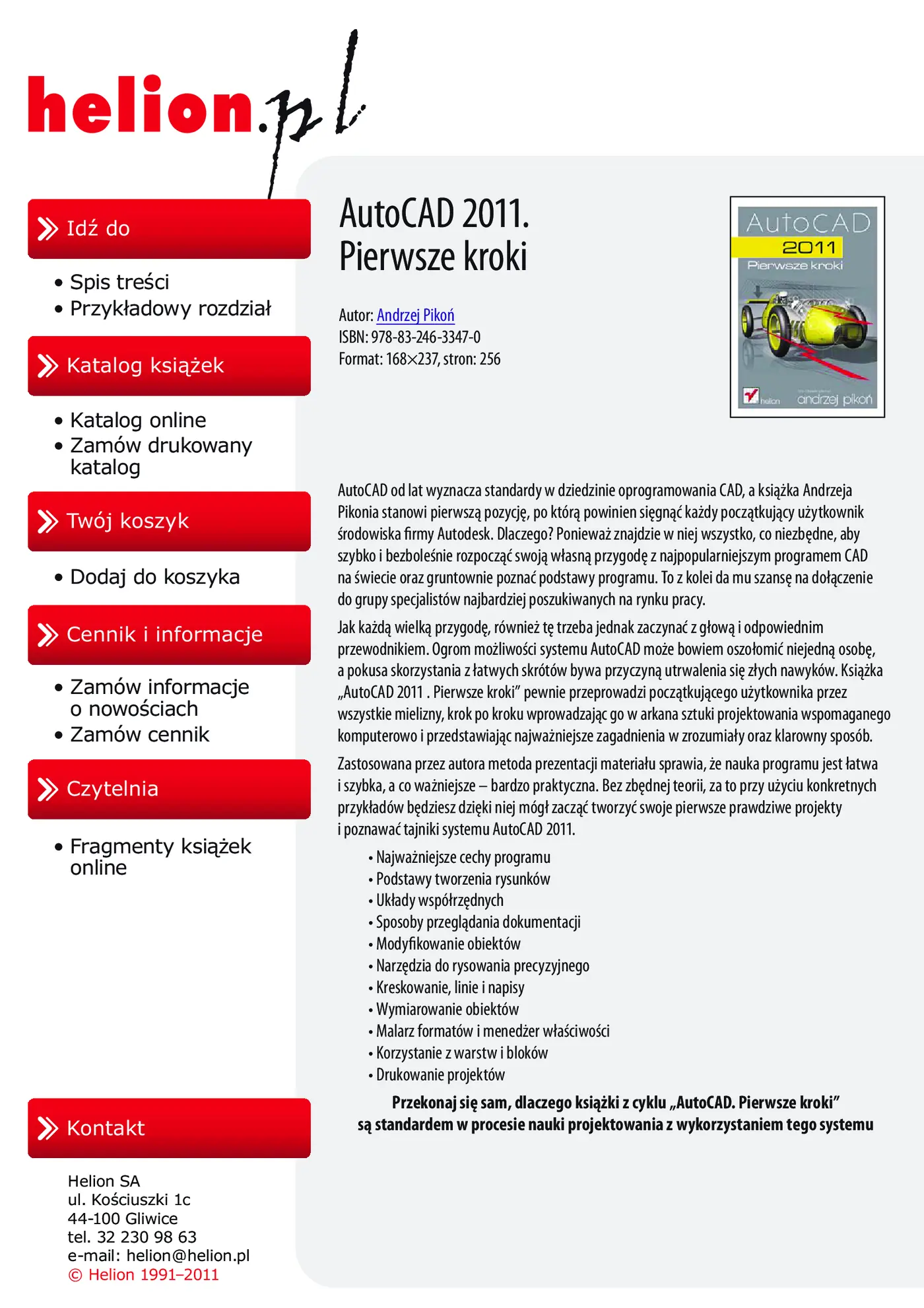 Fragment „AutoCAD 2011. Pierwsze kroki” — strona 2 z 19