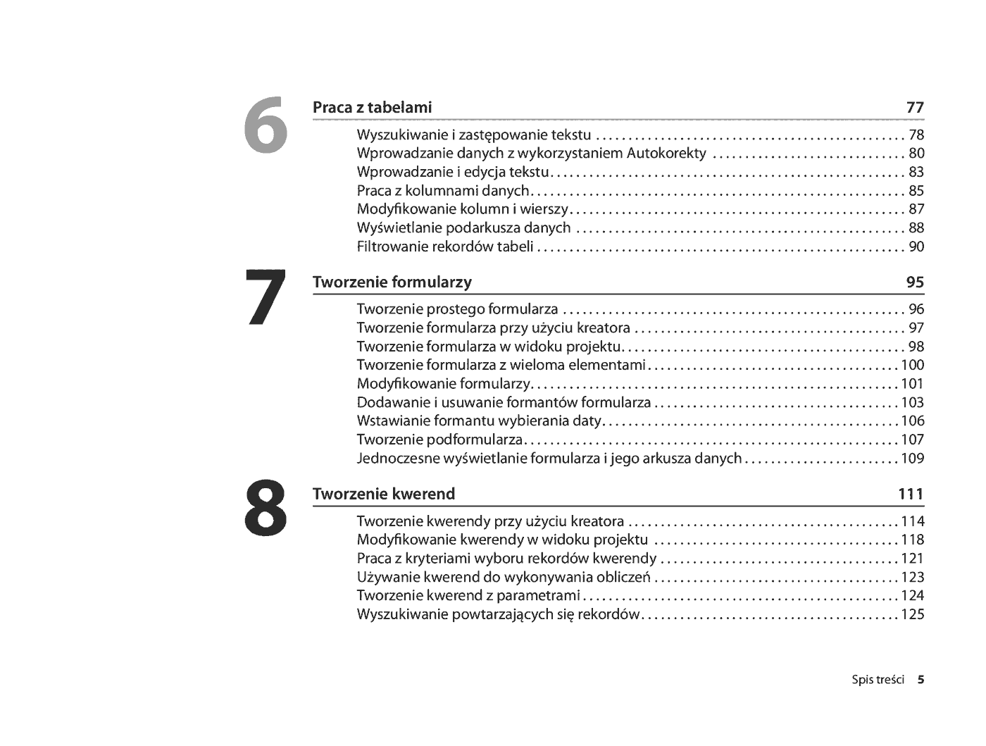 Fragment „Microsoft Access 2010 PL. Praktyczne podejście” — strona 5 z 31