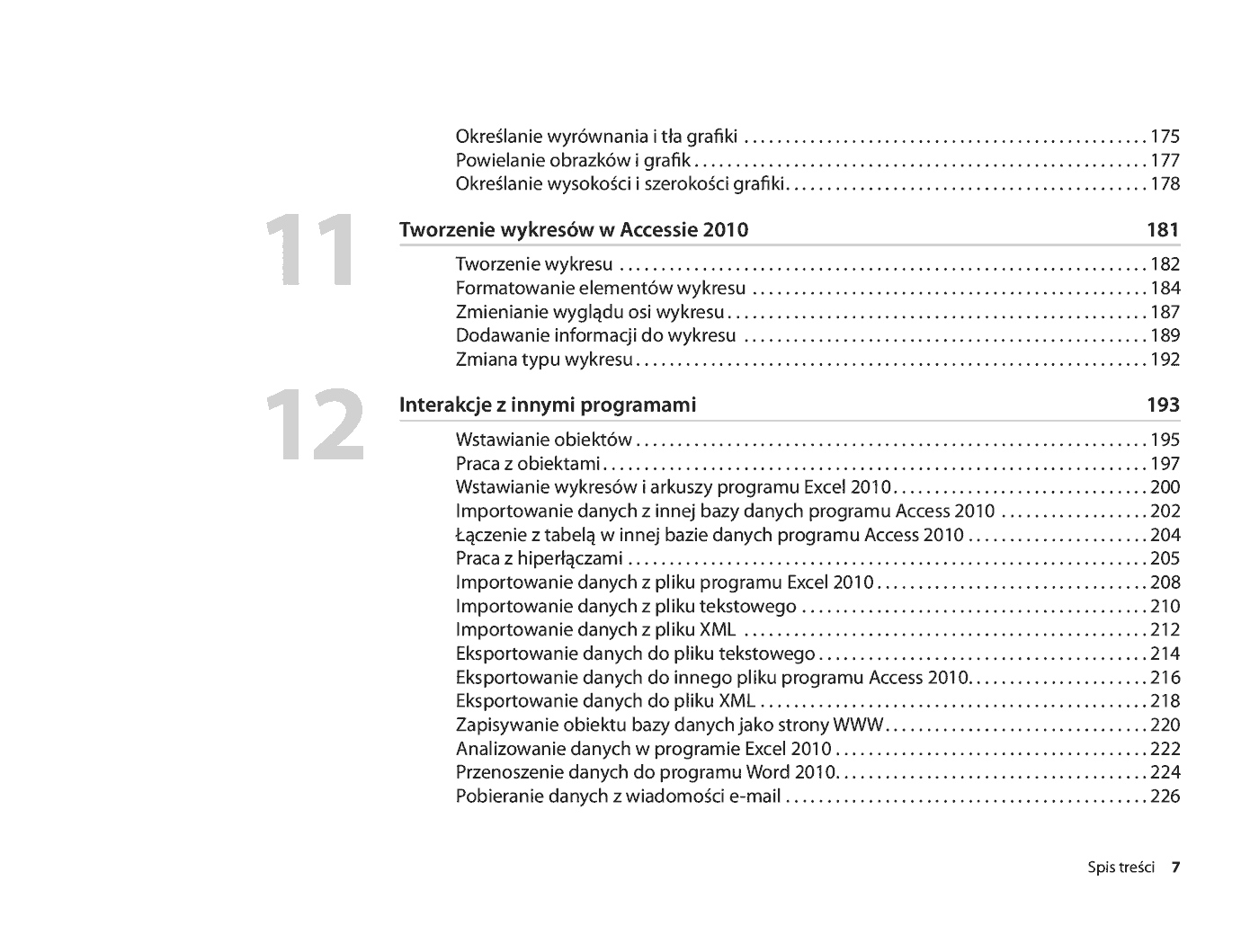 Fragment „Microsoft Access 2010 PL. Praktyczne podejście” — strona 7 z 31