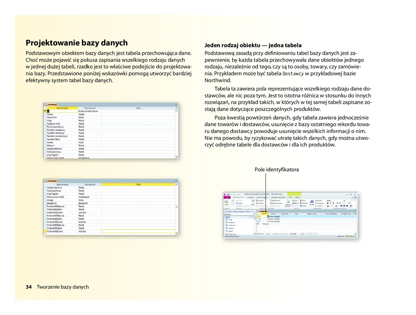 Fragment „Microsoft Access 2010 PL. Praktyczne podejście” — strona 10 z 31