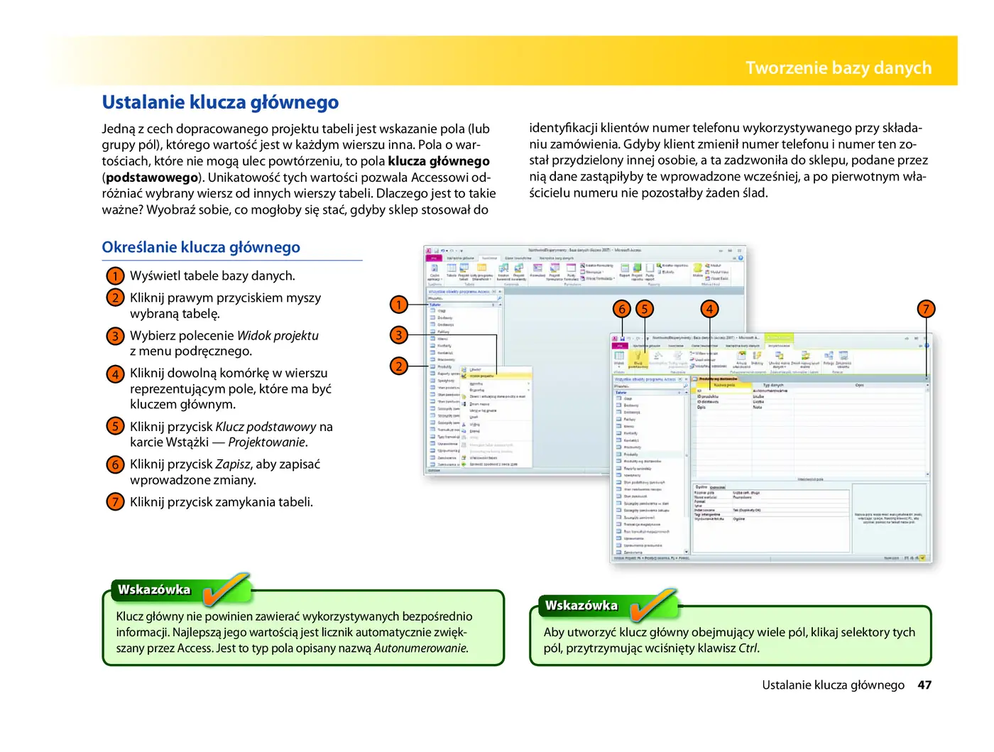 Fragment „Microsoft Access 2010 PL. Praktyczne podejście” — strona 23 z 31