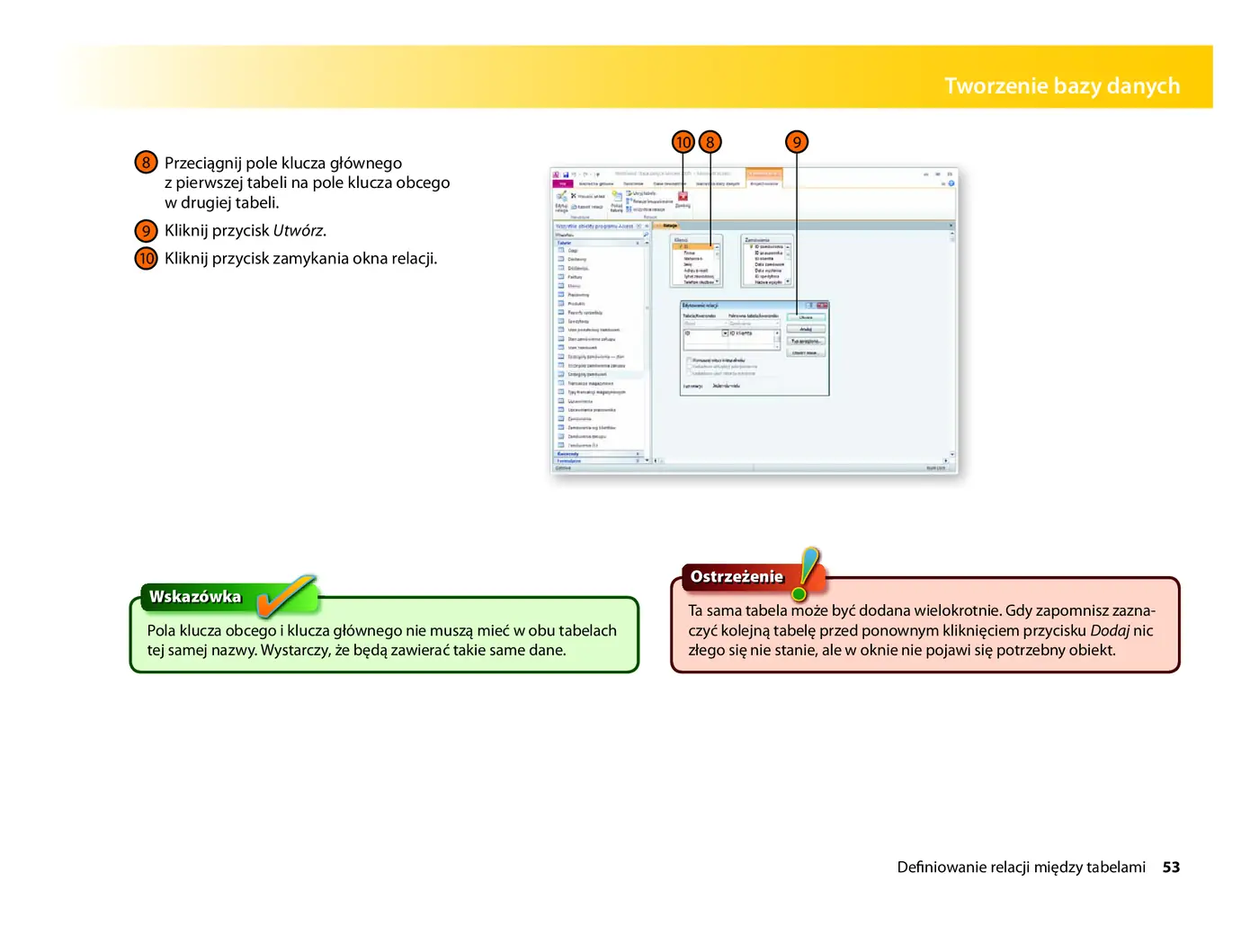Fragment „Microsoft Access 2010 PL. Praktyczne podejście” — strona 29 z 31