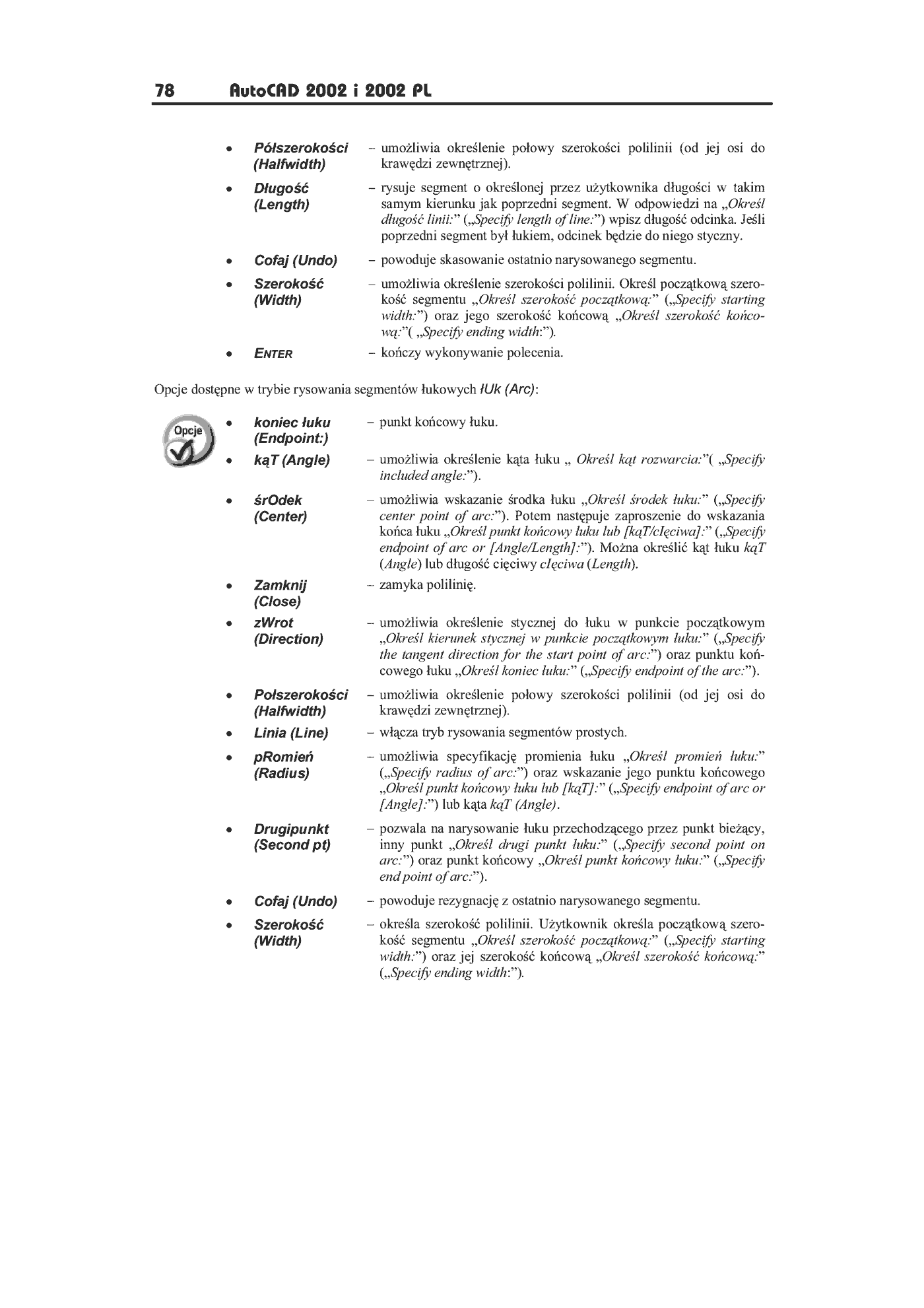 Fragment „AutoCAD 2002 i 2002 PL” — strona 25 z 39