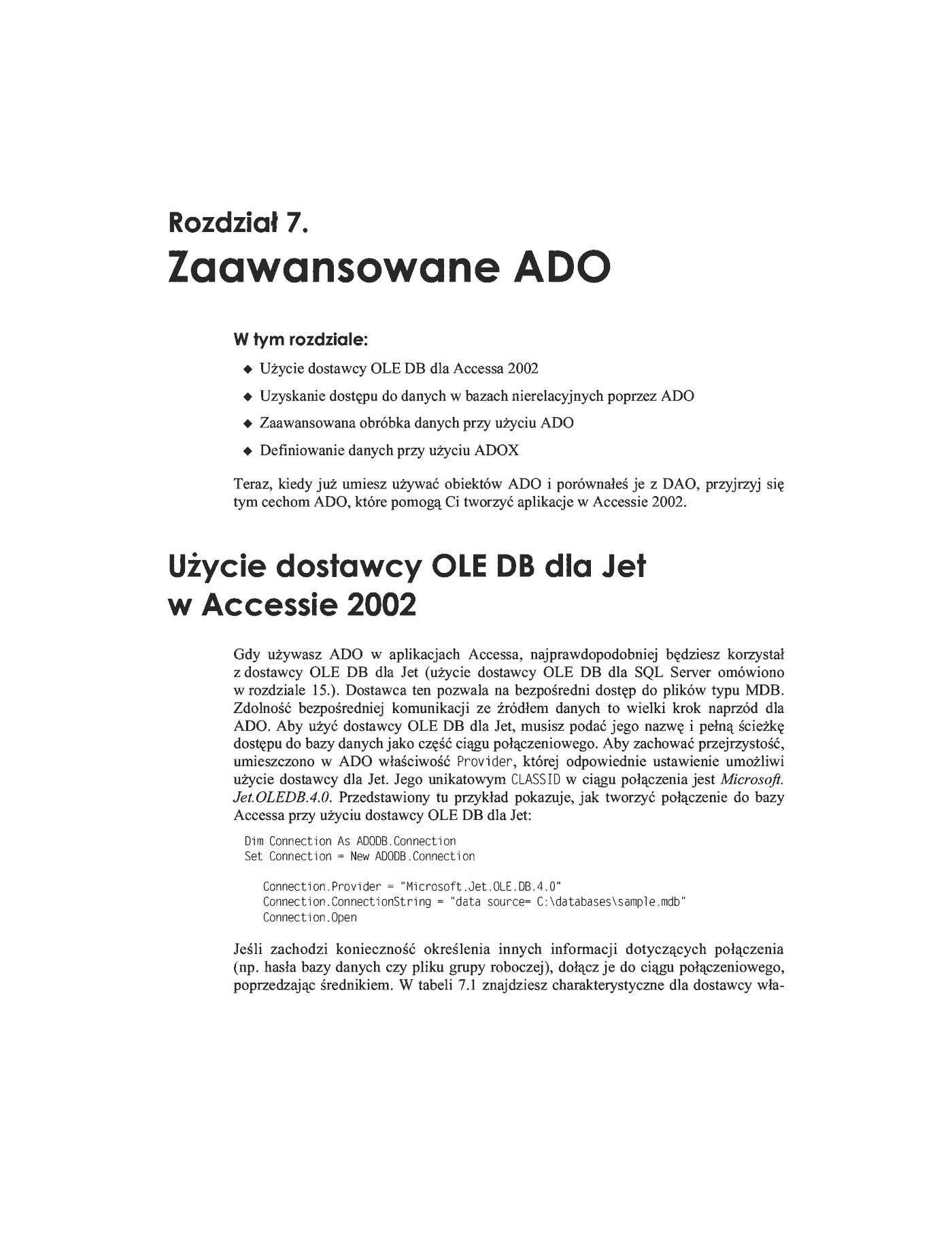 Fragment „Access 2002. Projektowanie baz danych. Księga eksperta” — strona 17 z 41