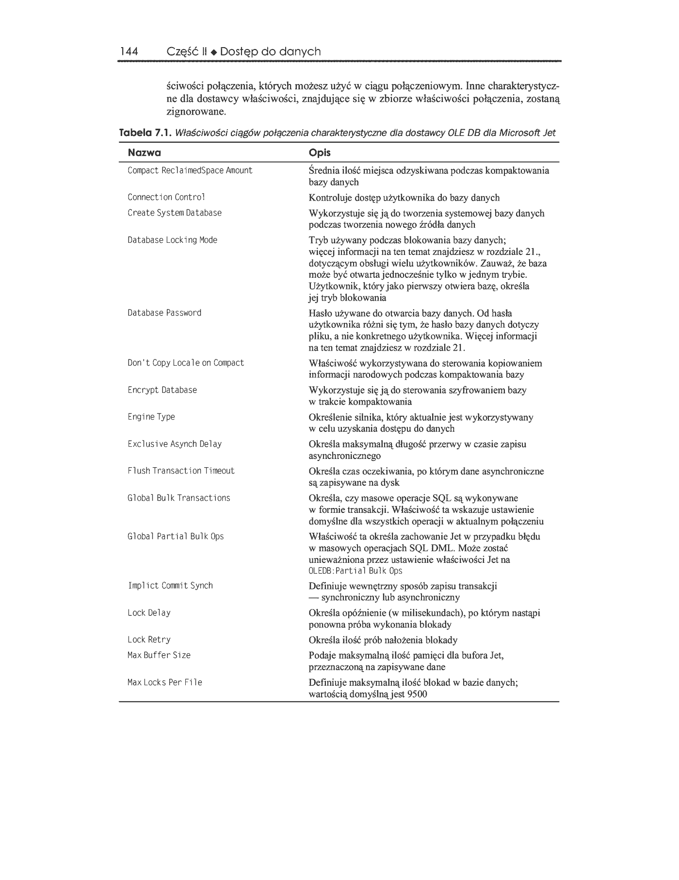 Fragment „Access 2002. Projektowanie baz danych. Księga eksperta” — strona 18 z 41