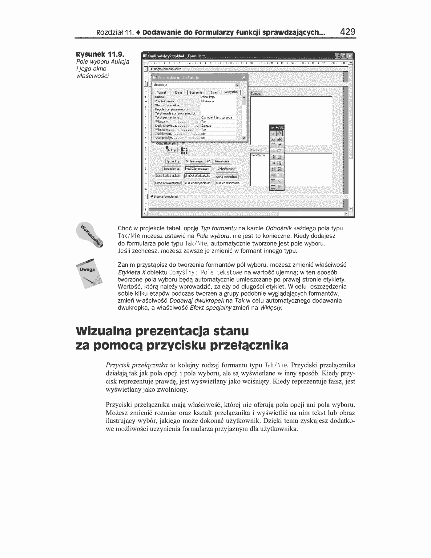 Fragment „Access 2003 PL. Biblia” — strona 34 z 47