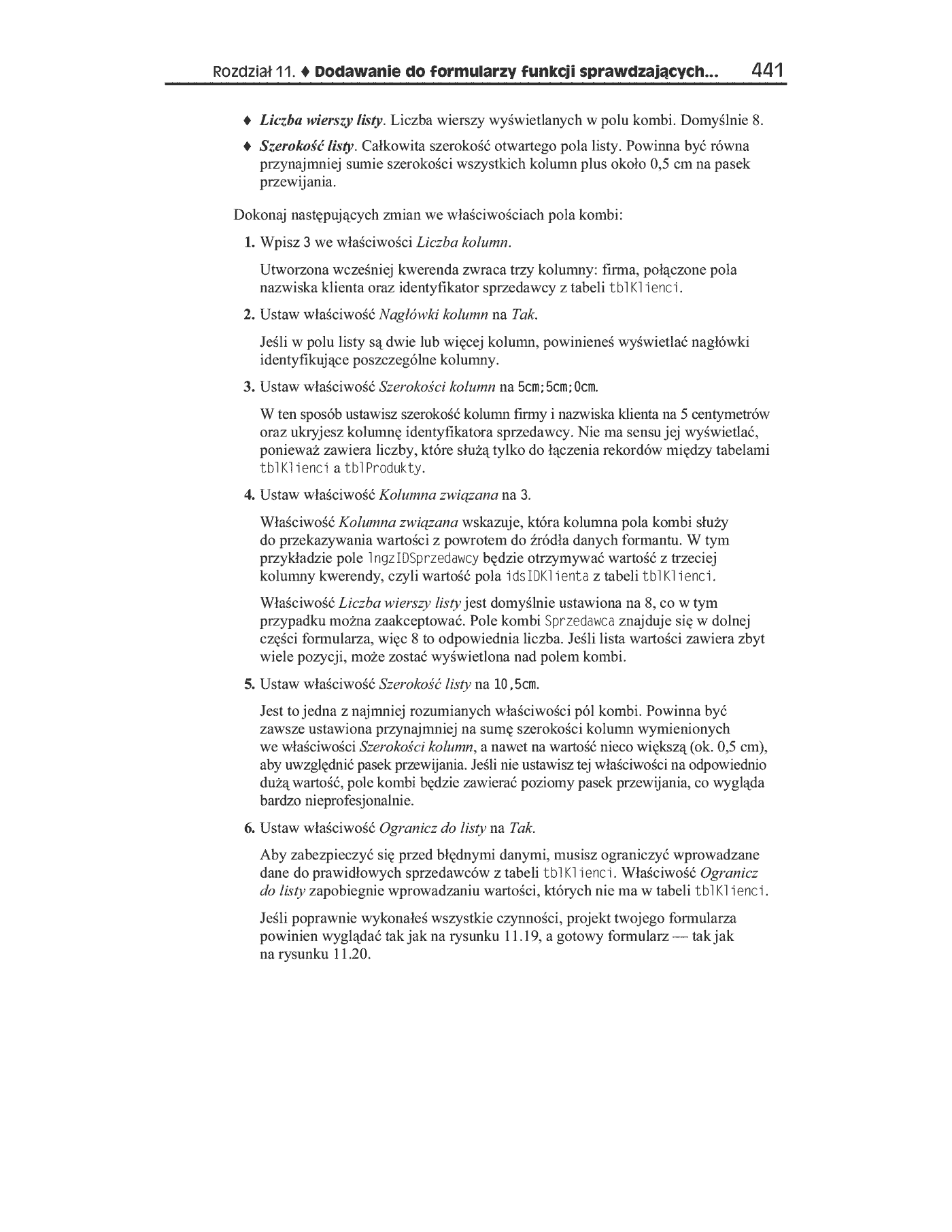 Fragment „Access 2003 PL. Biblia” — strona 46 z 47