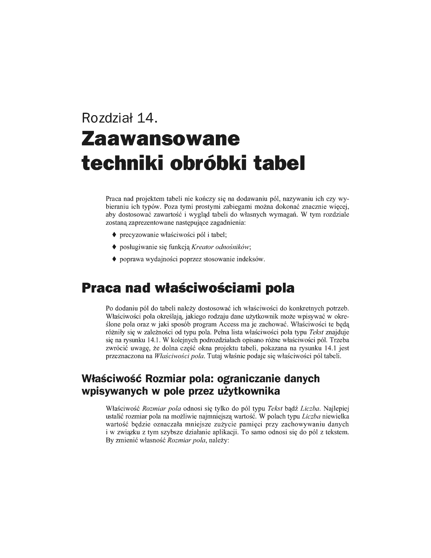 Fragment „Access 2003 PL dla każdego” — strona 14 z 32