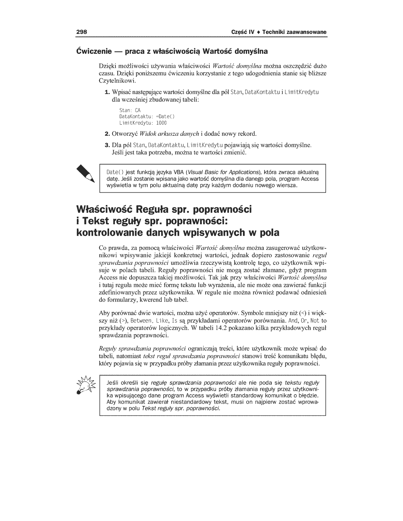 Fragment „Access 2003 PL dla każdego” — strona 19 z 32
