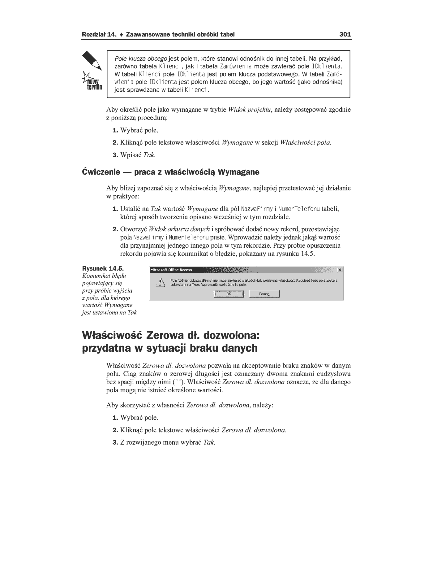 Fragment „Access 2003 PL dla każdego” — strona 22 z 32