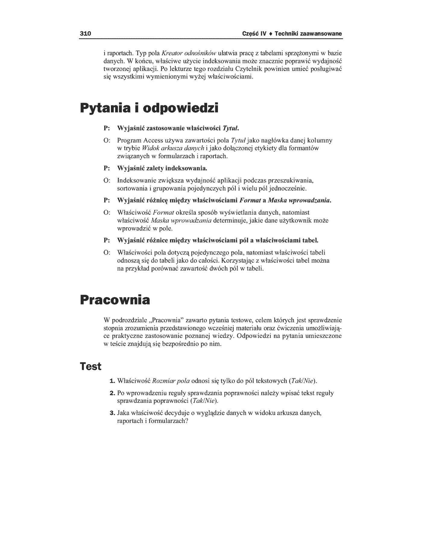 Fragment „Access 2003 PL dla każdego” — strona 31 z 32