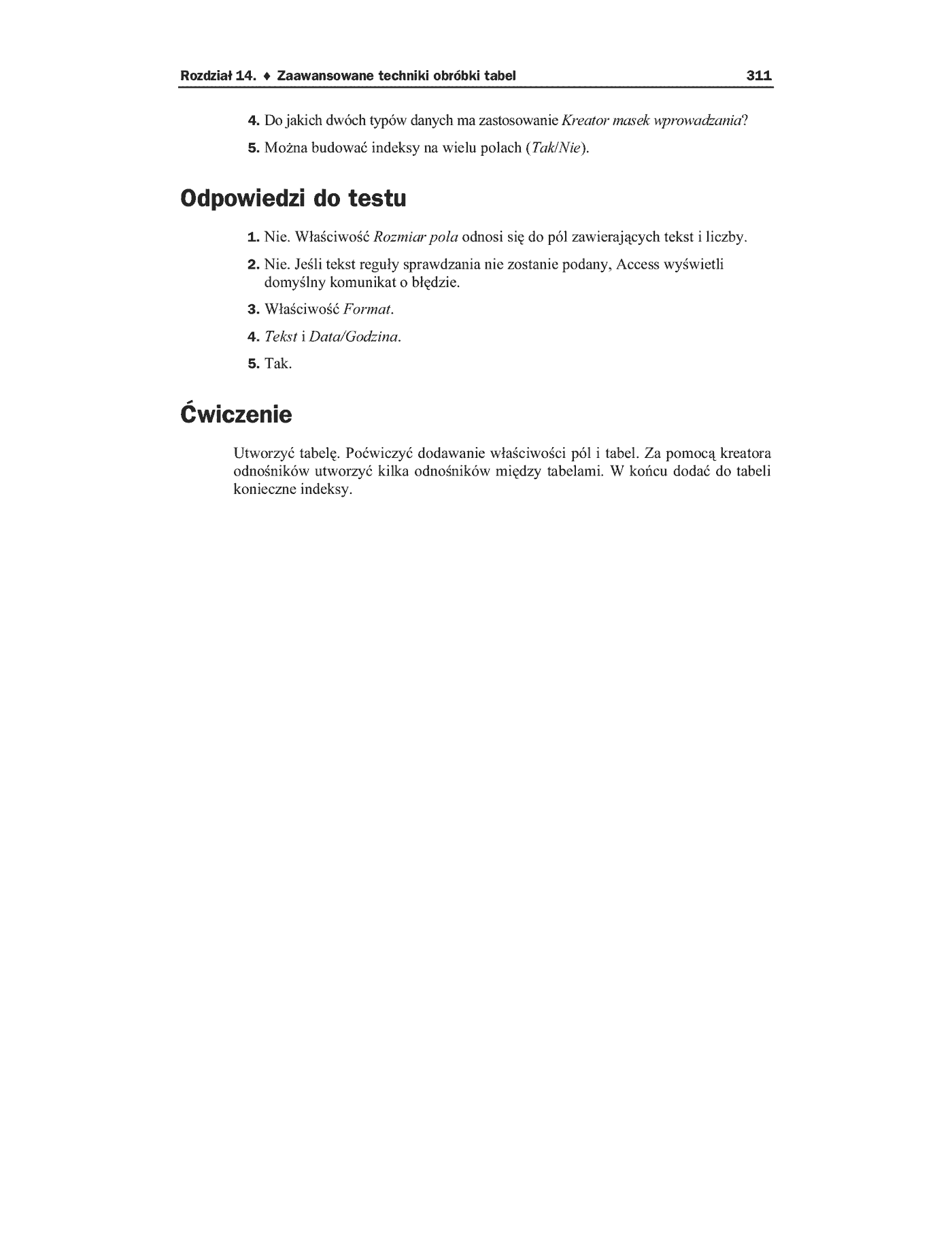 Fragment „Access 2003 PL dla każdego” — strona 32 z 32