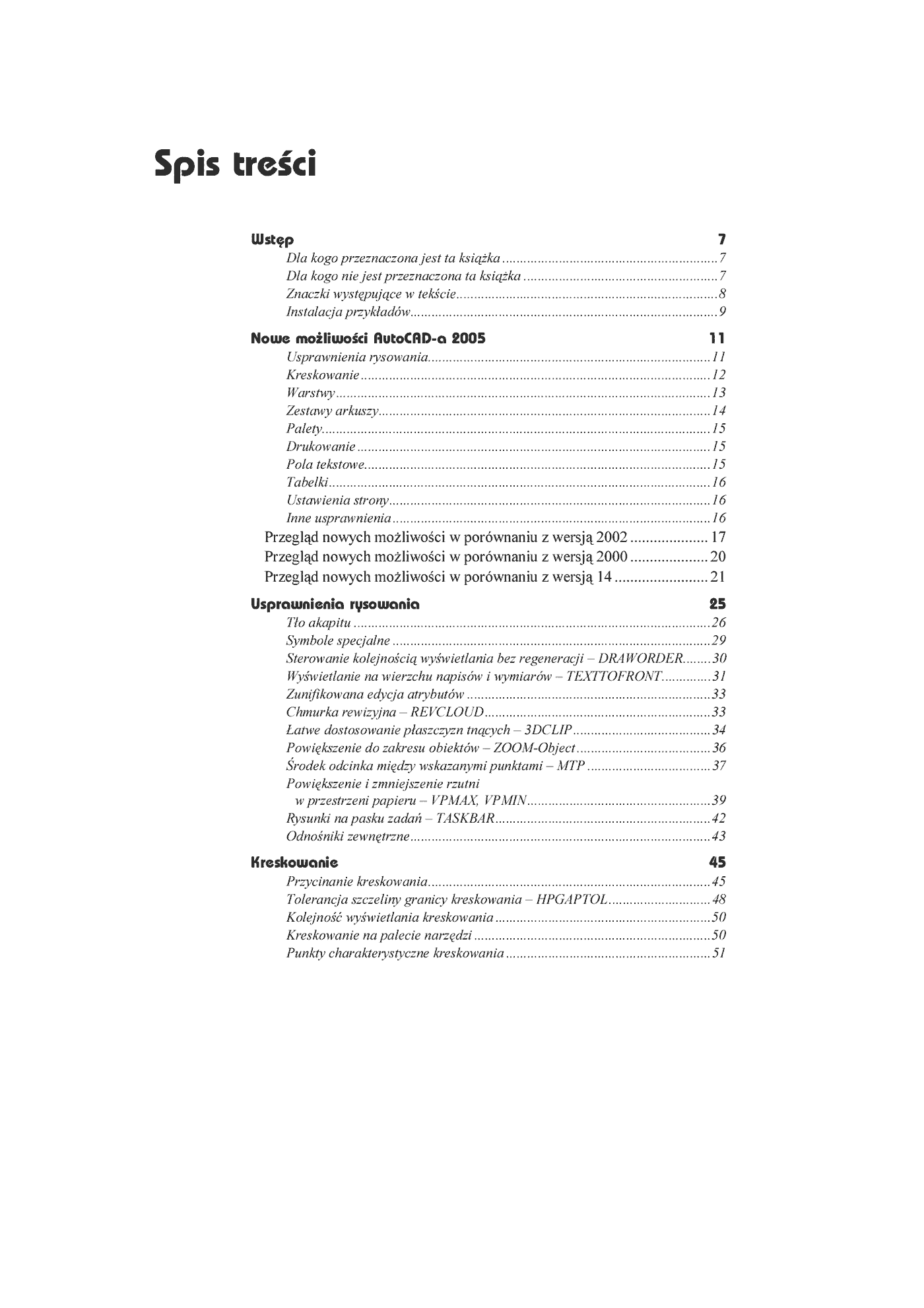 Fragment „AutoCAD 2005 dla użytkowników AutoCAD 2004” — strona 2 z 11
