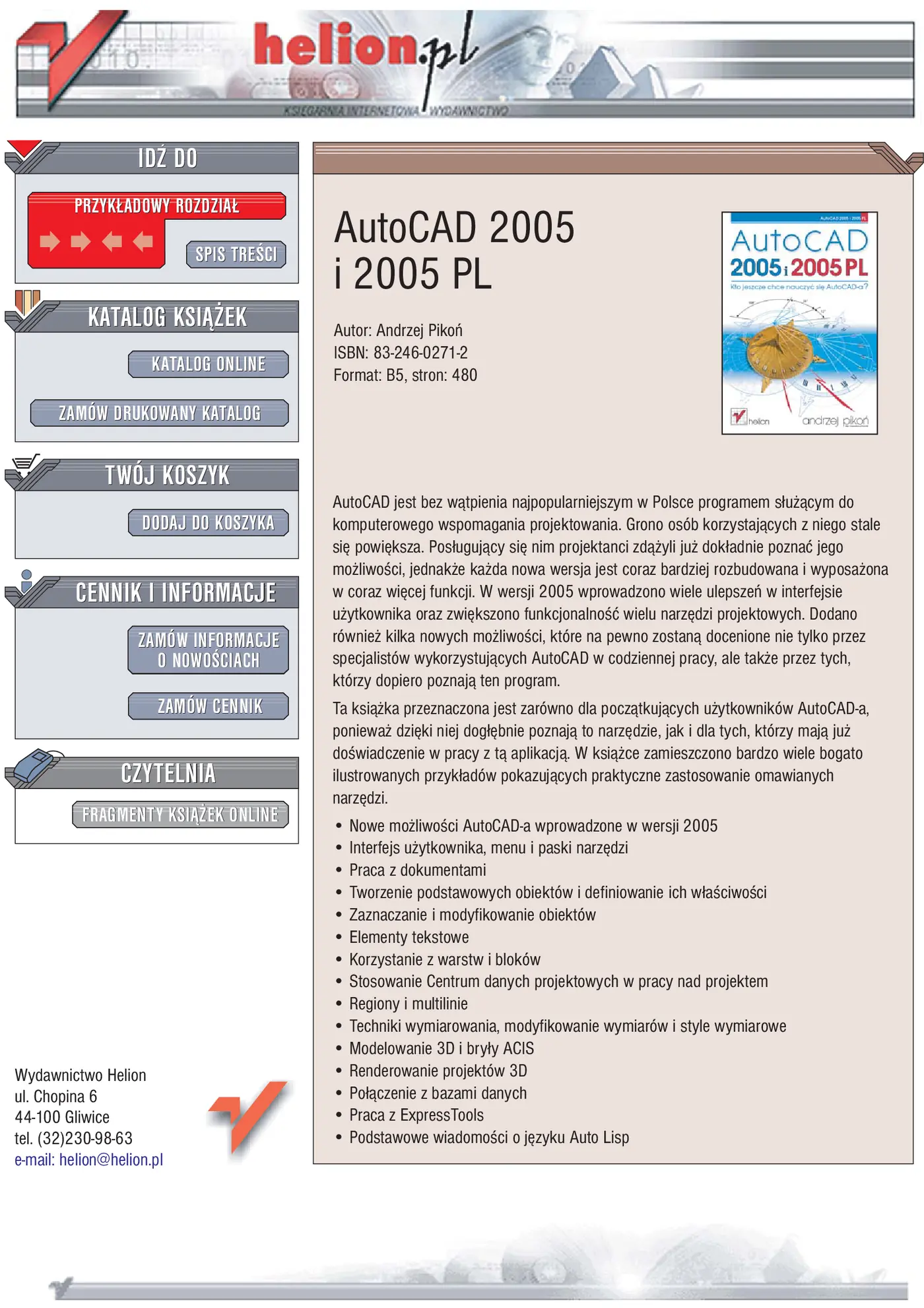 Fragment „AutoCAD 2005 i 2005 PL” — strona 1 z 34