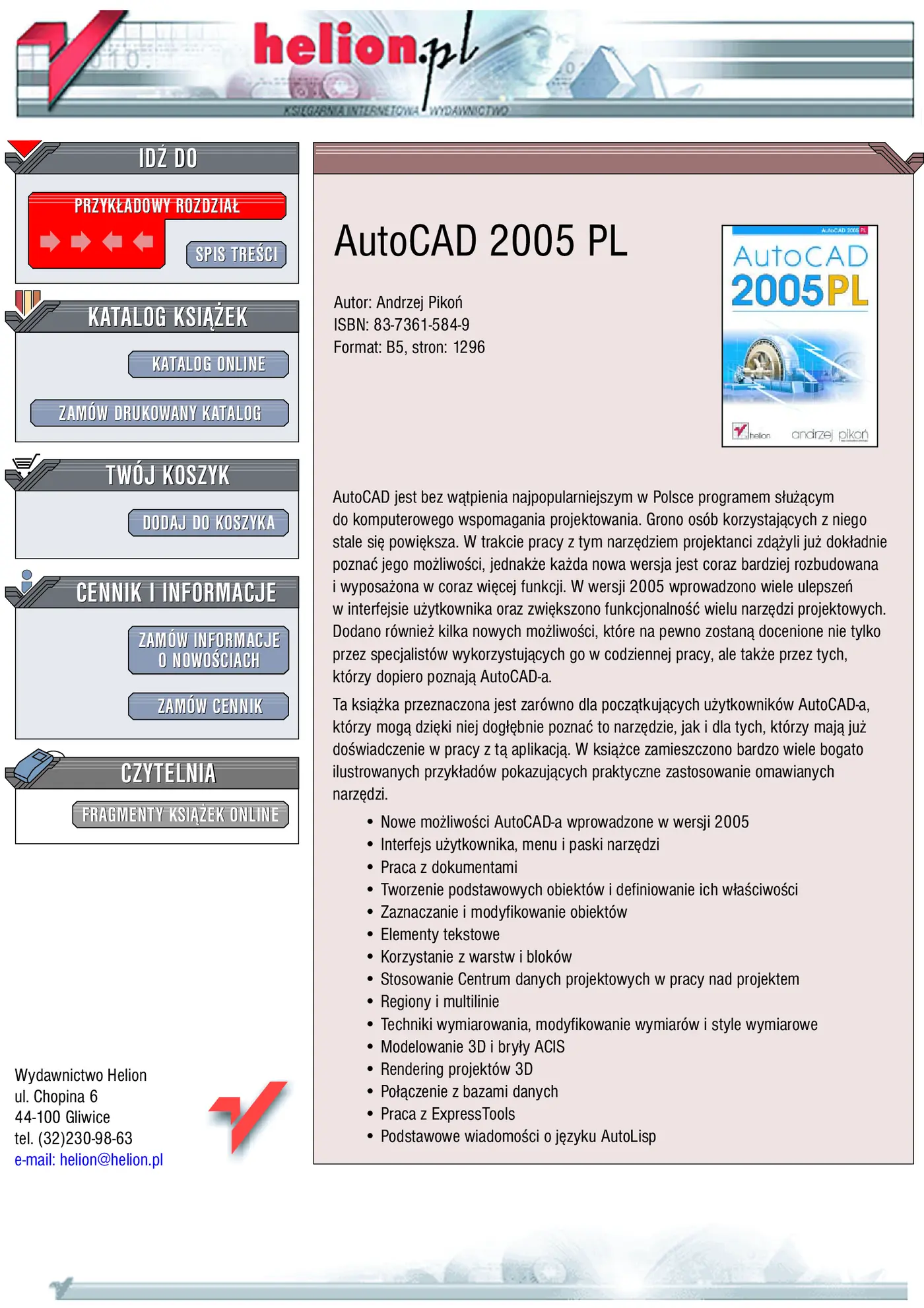 Fragment „AutoCAD 2005 PL” — strona 1 z 32