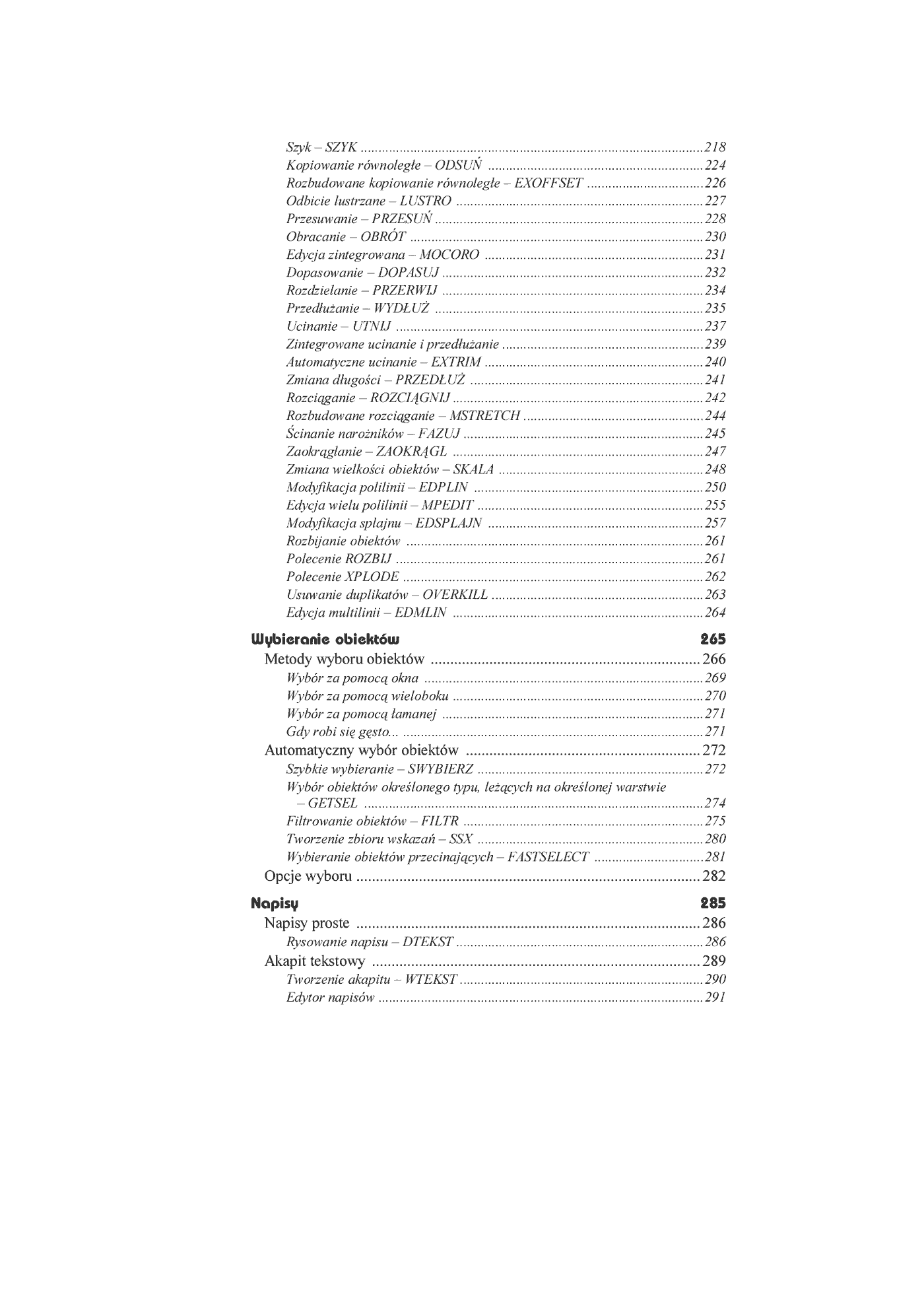 Fragment „AutoCAD 2005 PL” — strona 6 z 32