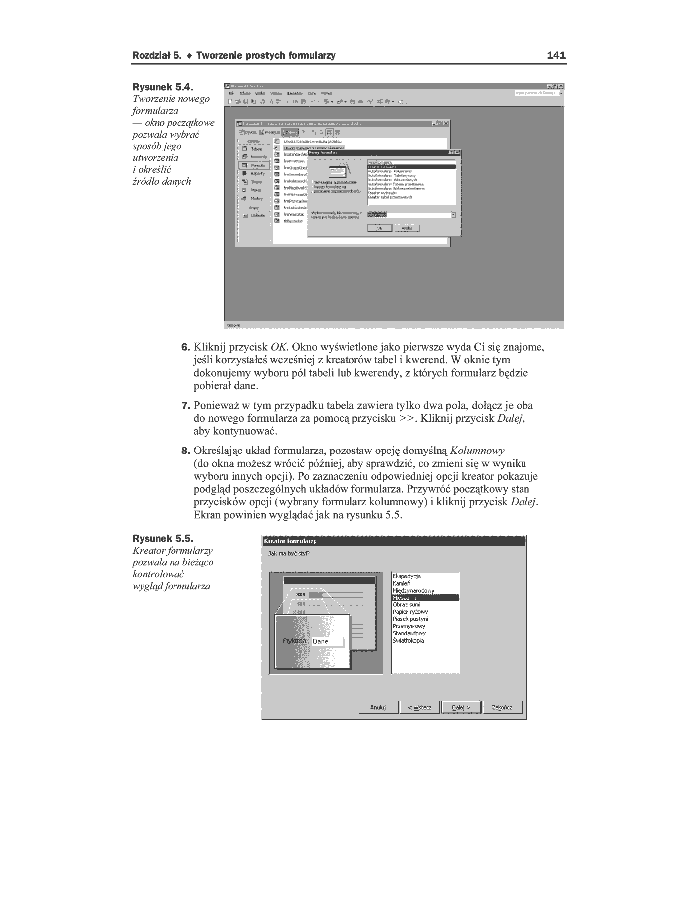 Fragment „Access 2002/XP PL dla każdego” — strona 19 z 40