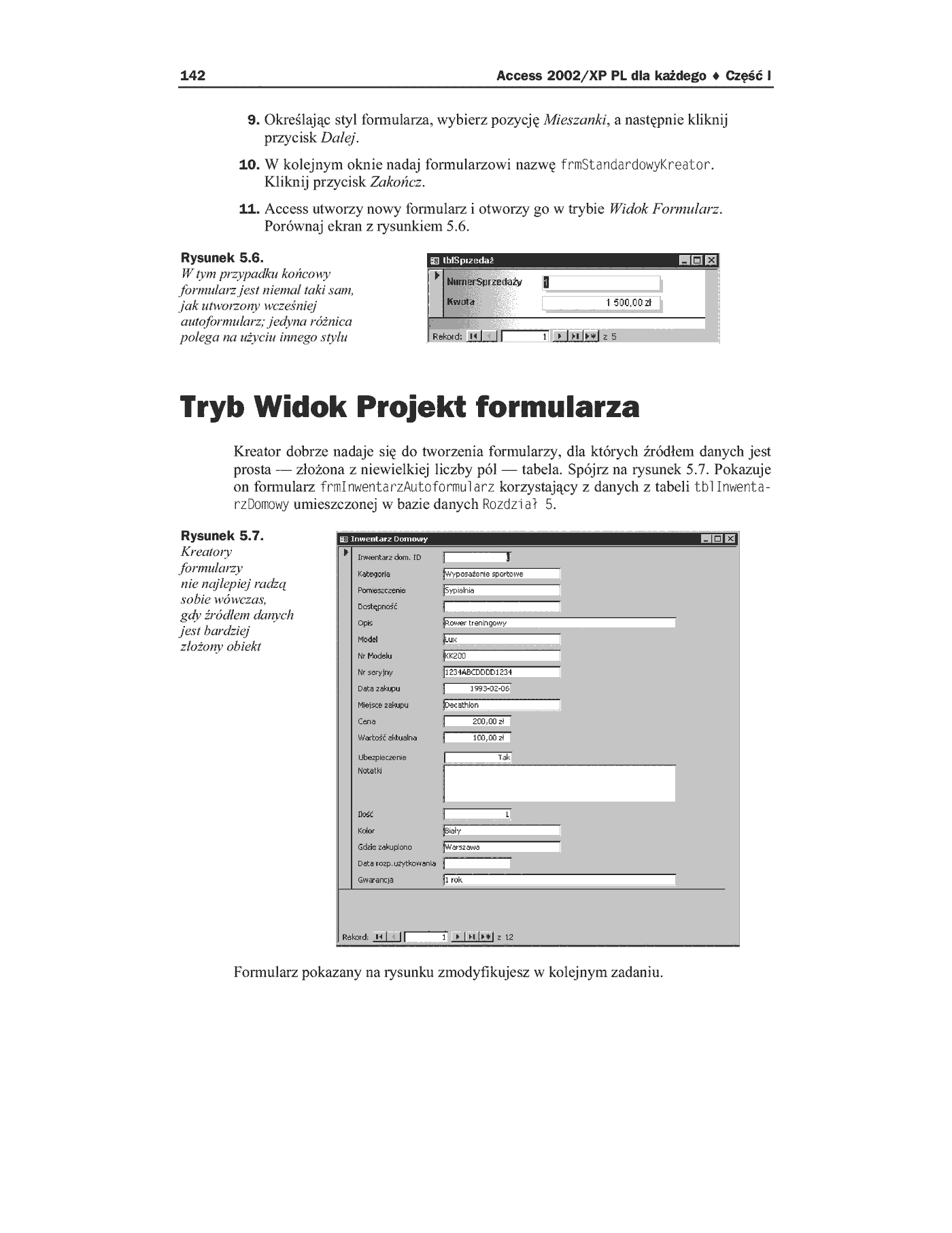 Fragment „Access 2002/XP PL dla każdego” — strona 20 z 40