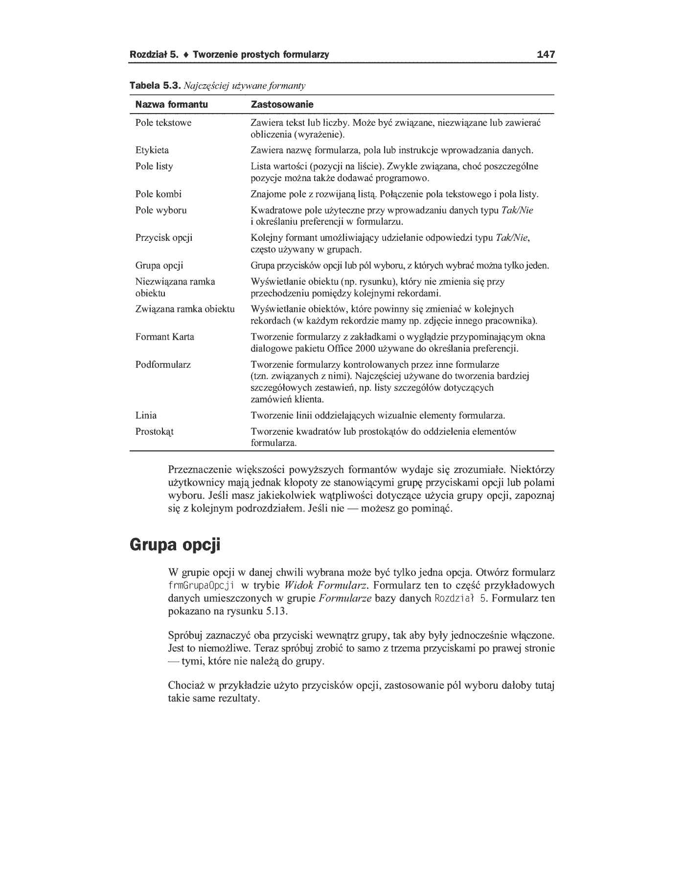 Fragment „Access 2002/XP PL dla każdego” — strona 25 z 40