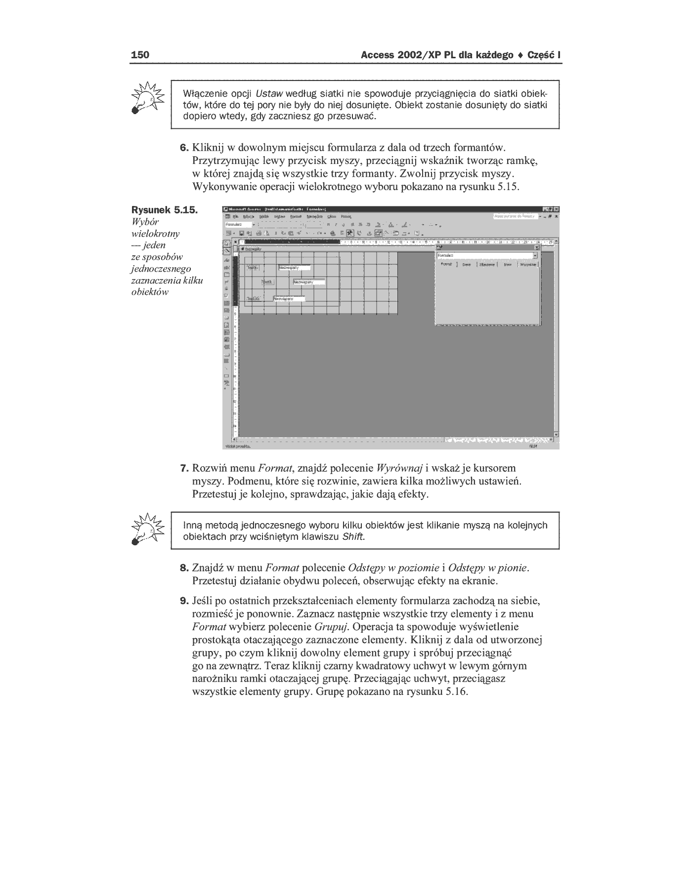 Fragment „Access 2002/XP PL dla każdego” — strona 28 z 40