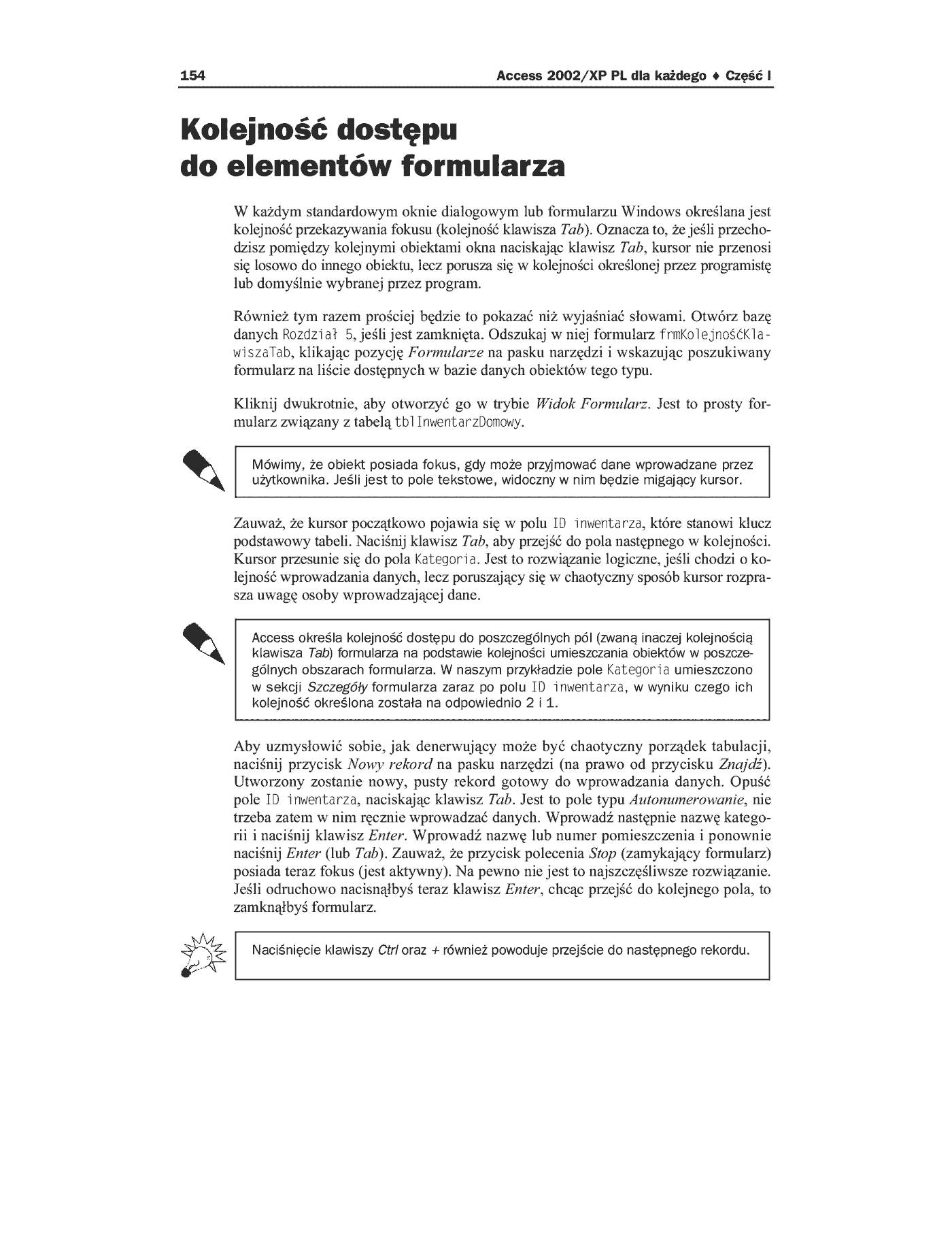 Fragment „Access 2002/XP PL dla każdego” — strona 32 z 40