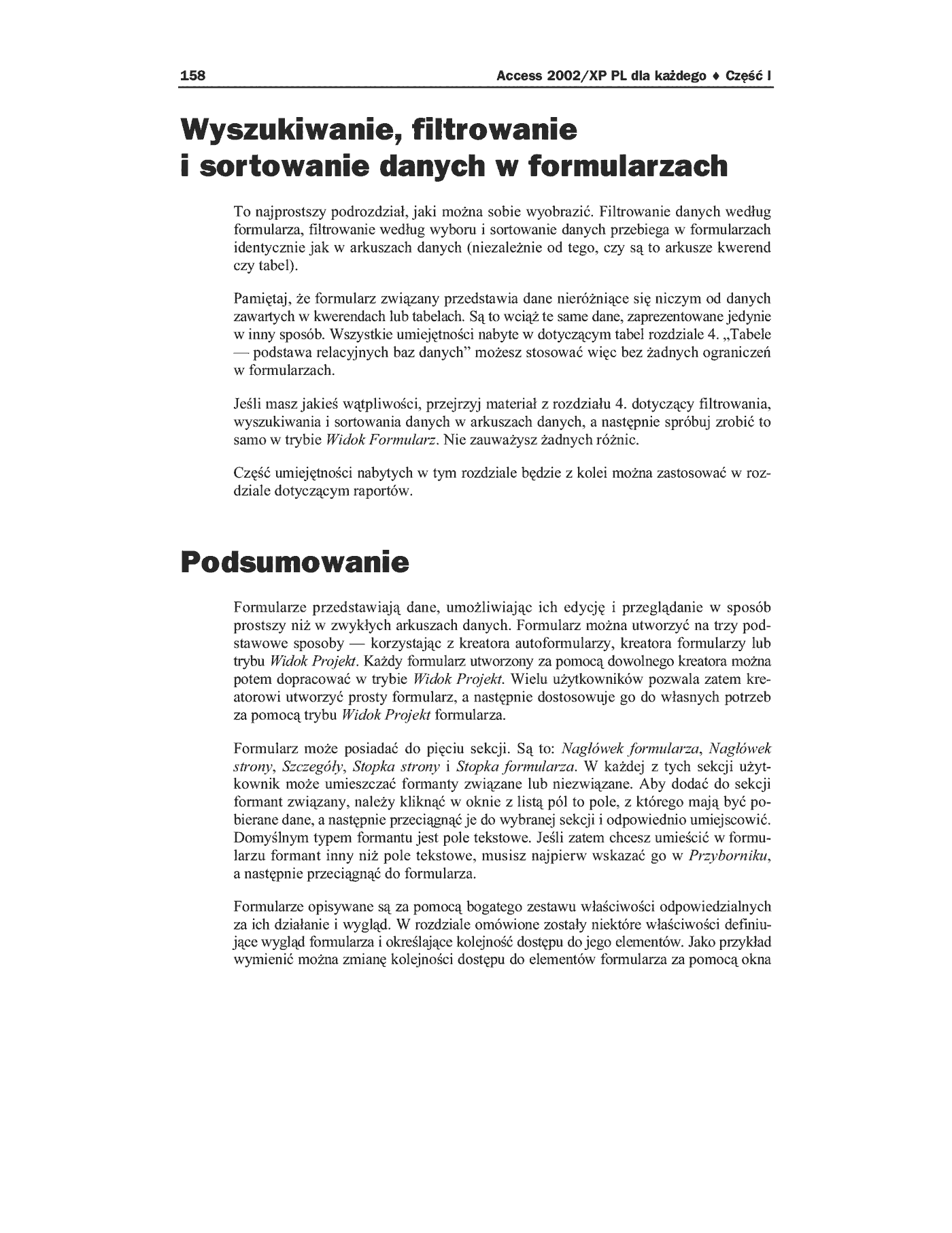 Fragment „Access 2002/XP PL dla każdego” — strona 36 z 40