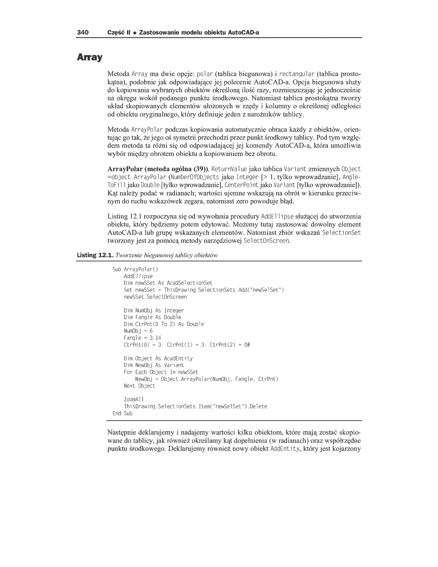 Fragment „AutoCAD 2002 i 2004. Tworzenie makr w VBA” — strona 11 z 33