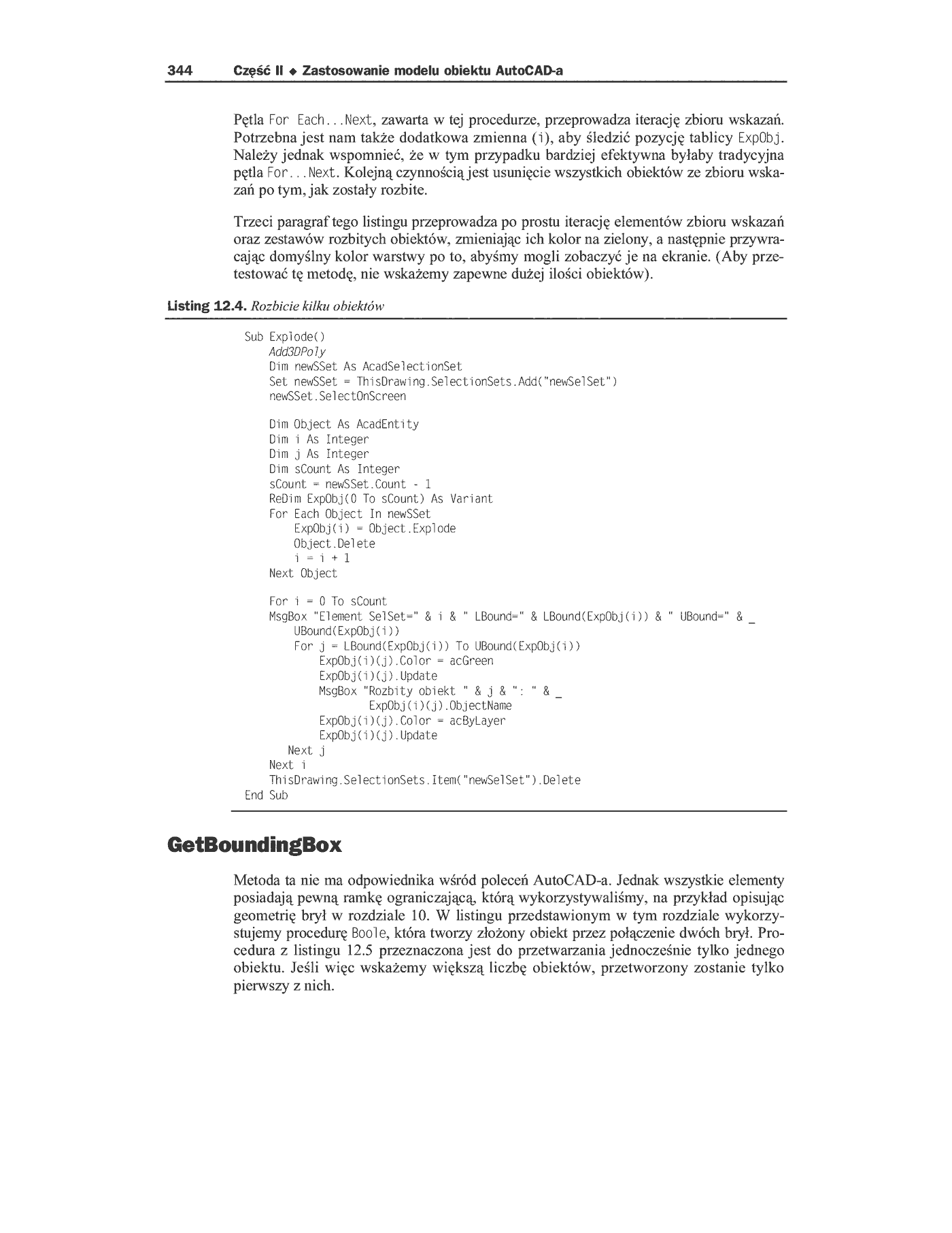 Fragment „AutoCAD 2002 i 2004. Tworzenie makr w VBA” — strona 15 z 33