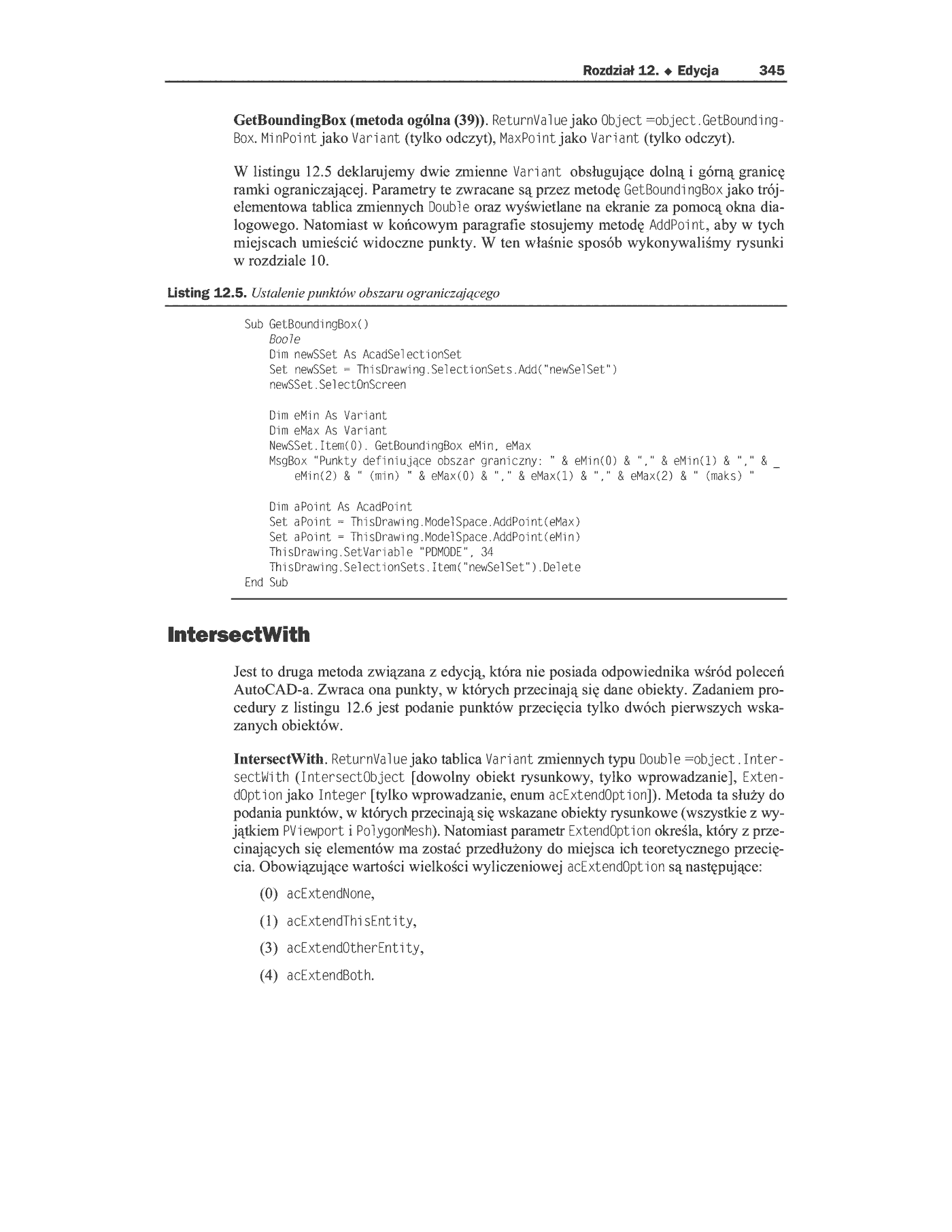 Fragment „AutoCAD 2002 i 2004. Tworzenie makr w VBA” — strona 16 z 33