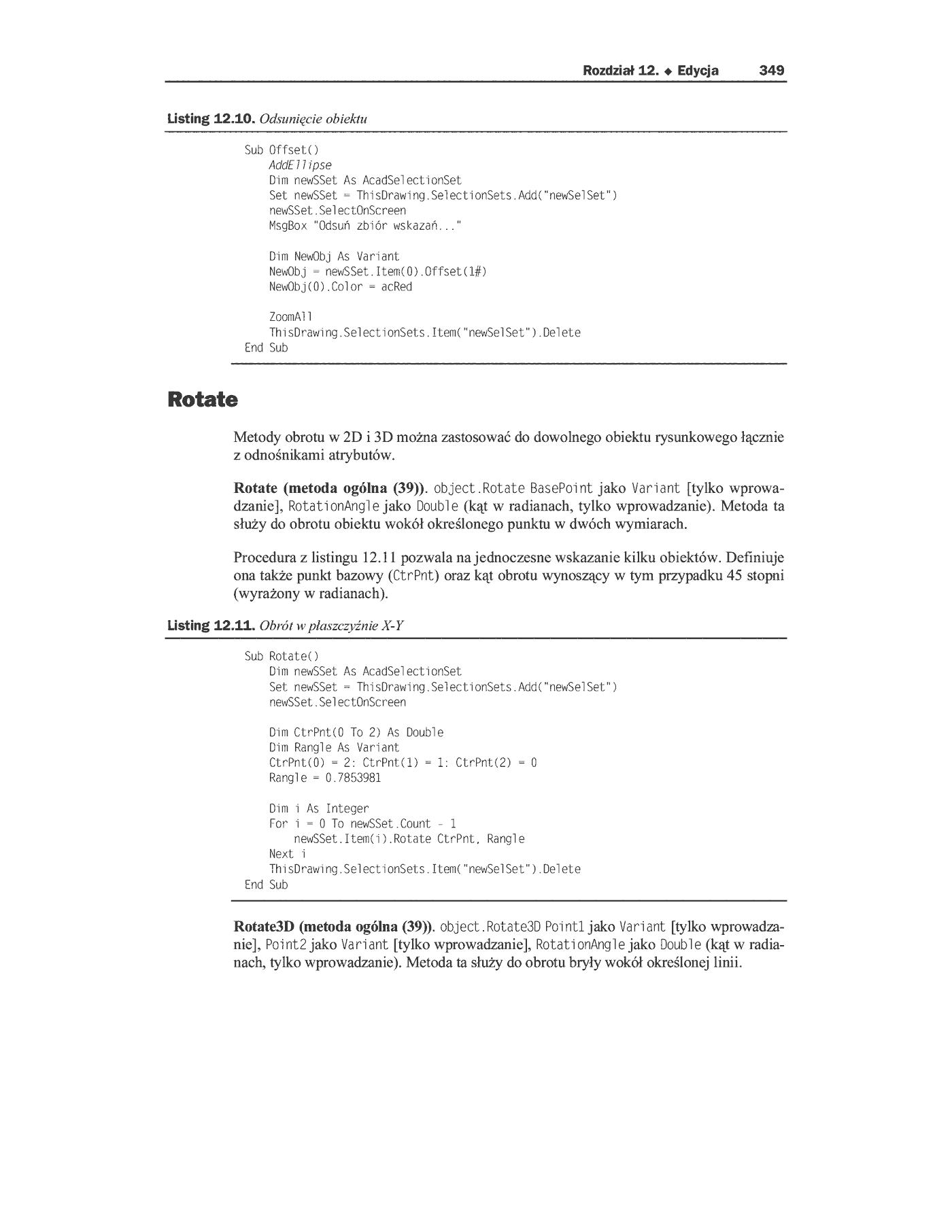 Fragment „AutoCAD 2002 i 2004. Tworzenie makr w VBA” — strona 20 z 33