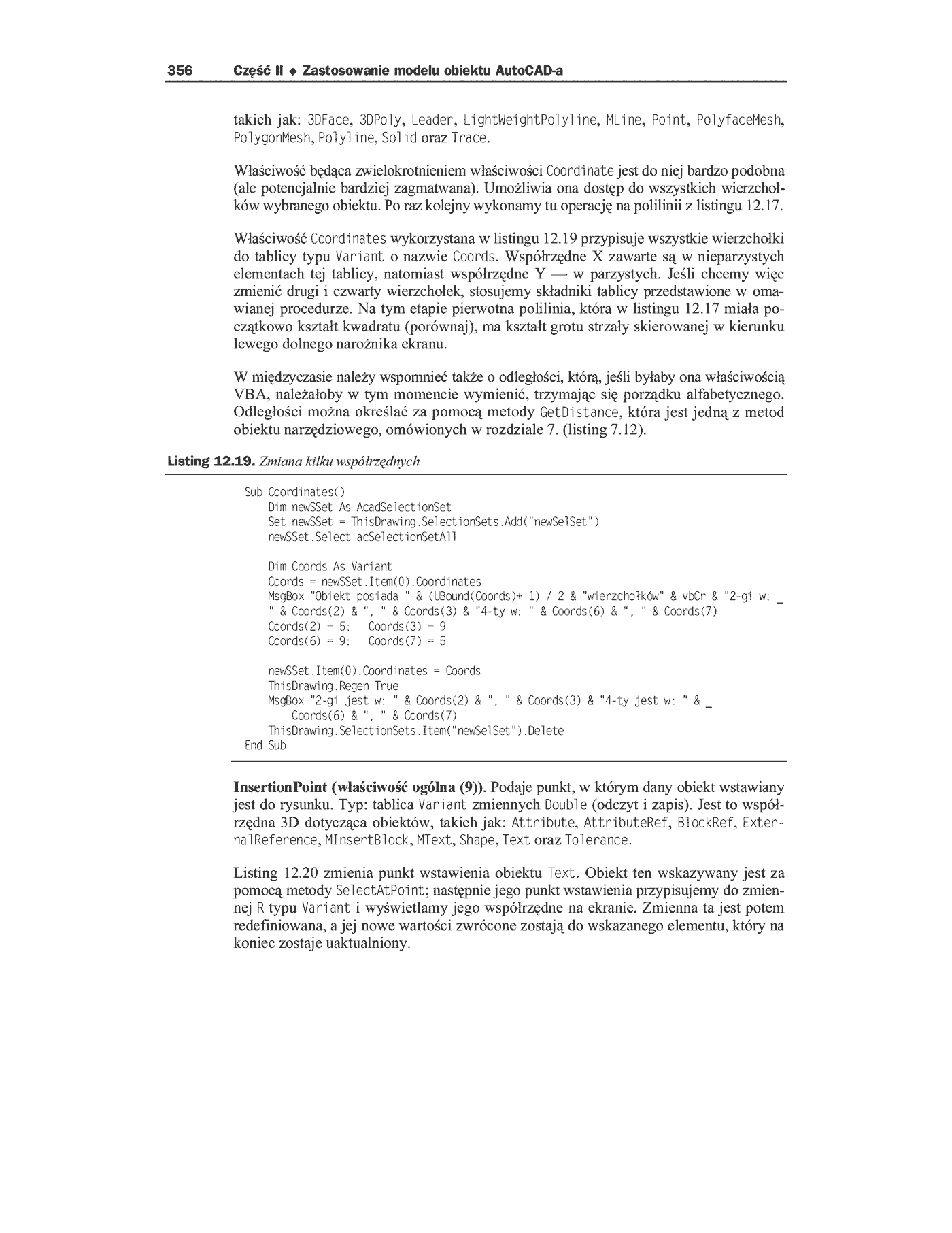 Fragment „AutoCAD 2002 i 2004. Tworzenie makr w VBA” — strona 27 z 33