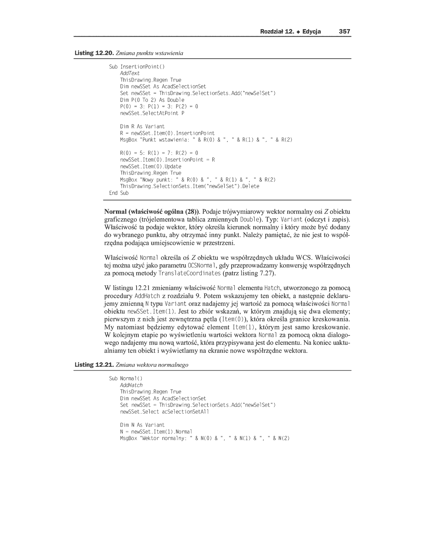 Fragment „AutoCAD 2002 i 2004. Tworzenie makr w VBA” — strona 28 z 33