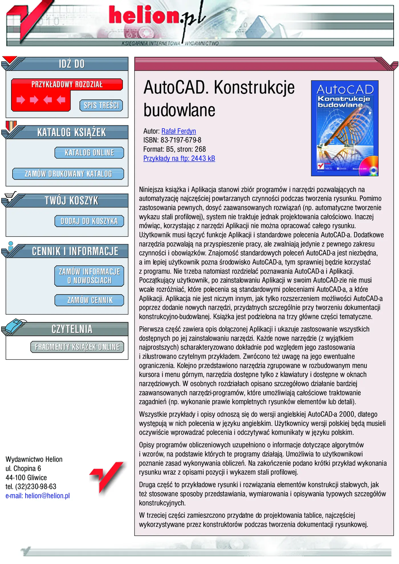 Fragment „AutoCAD. Konstrukcje budowlane” — strona 1 z 33
