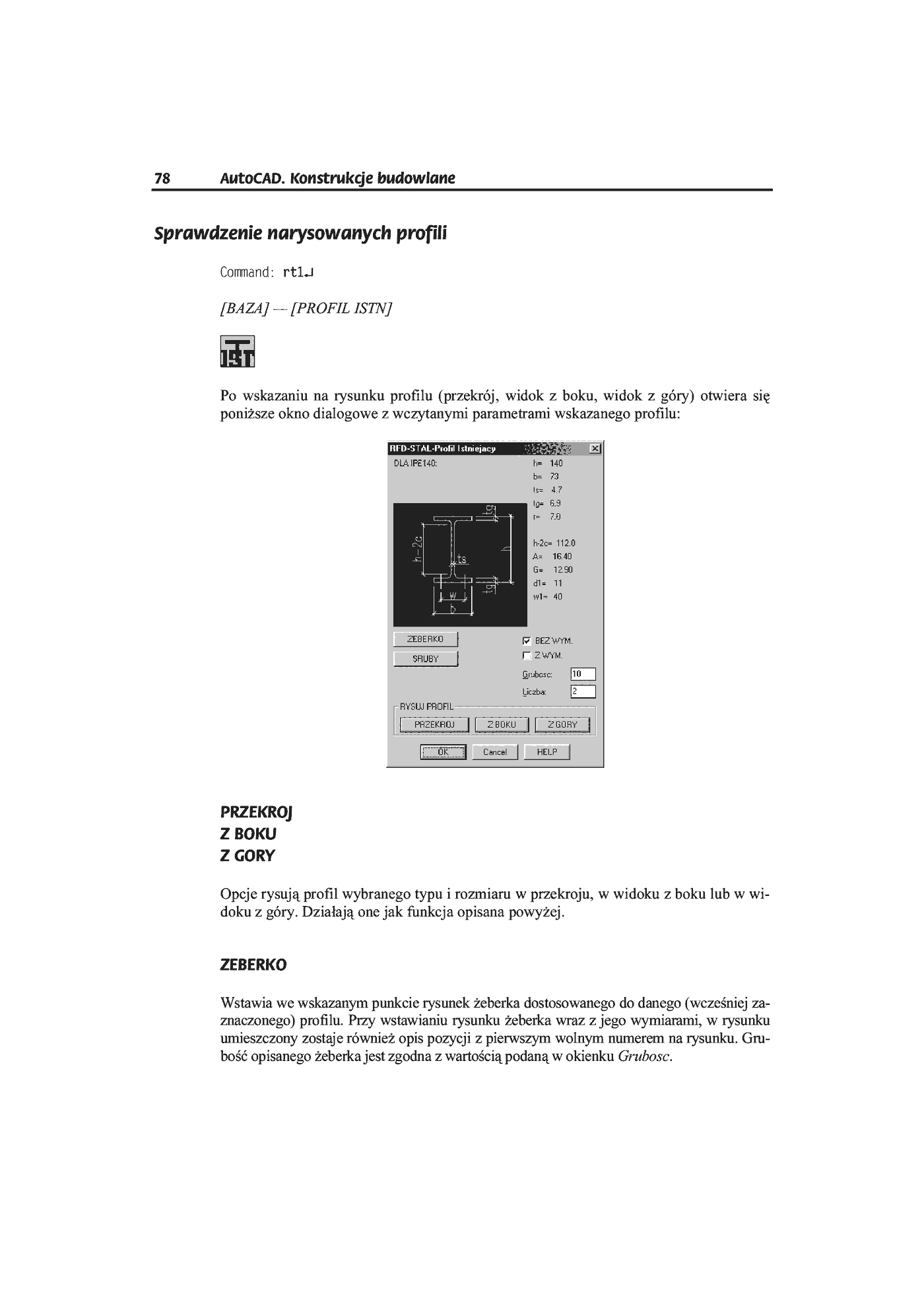 Fragment „AutoCAD. Konstrukcje budowlane” — strona 11 z 33