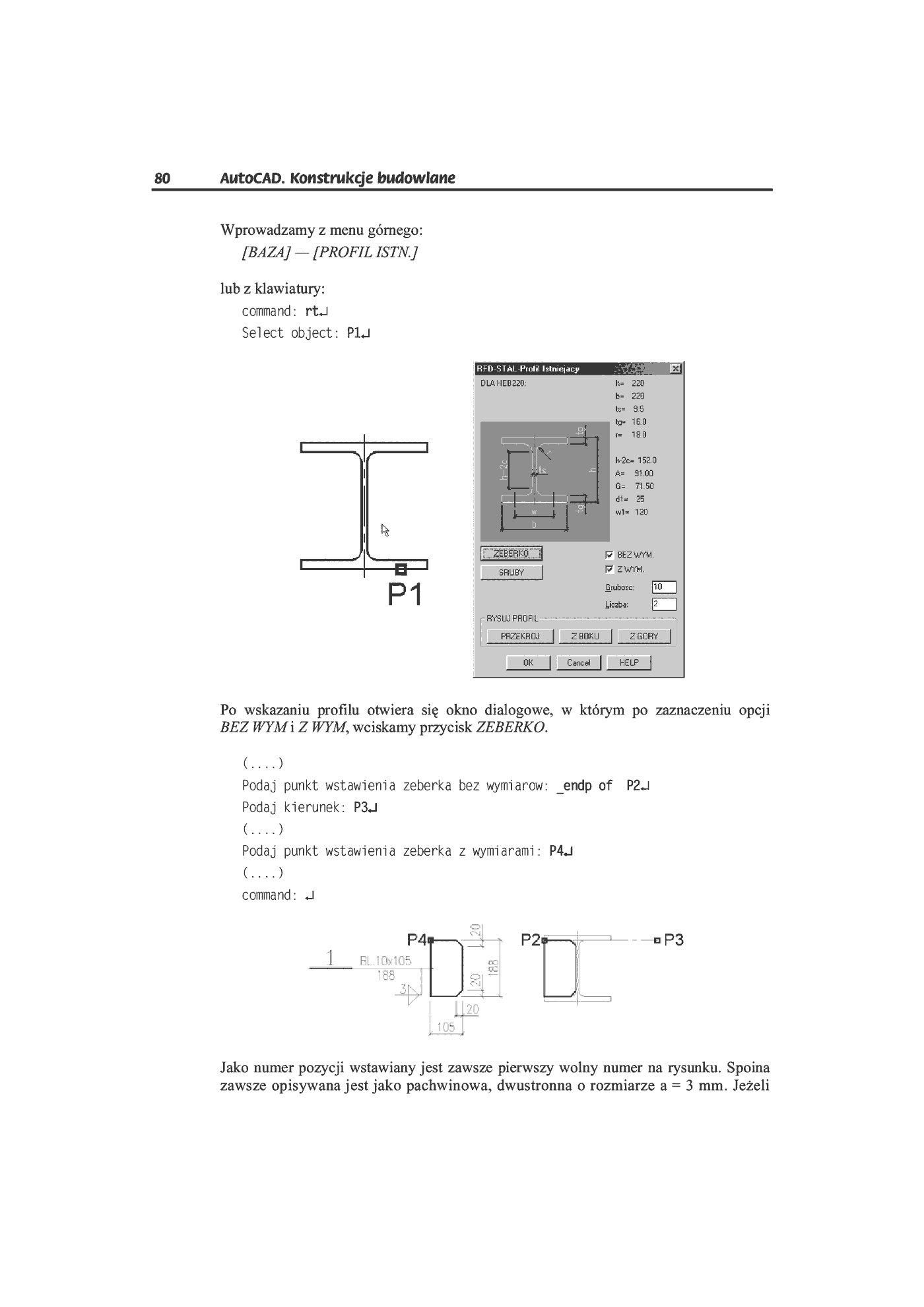 Fragment „AutoCAD. Konstrukcje budowlane” — strona 13 z 33