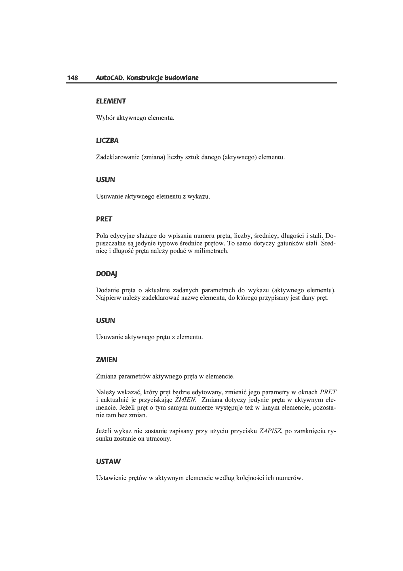 Fragment „AutoCAD. Konstrukcje budowlane” — strona 32 z 33